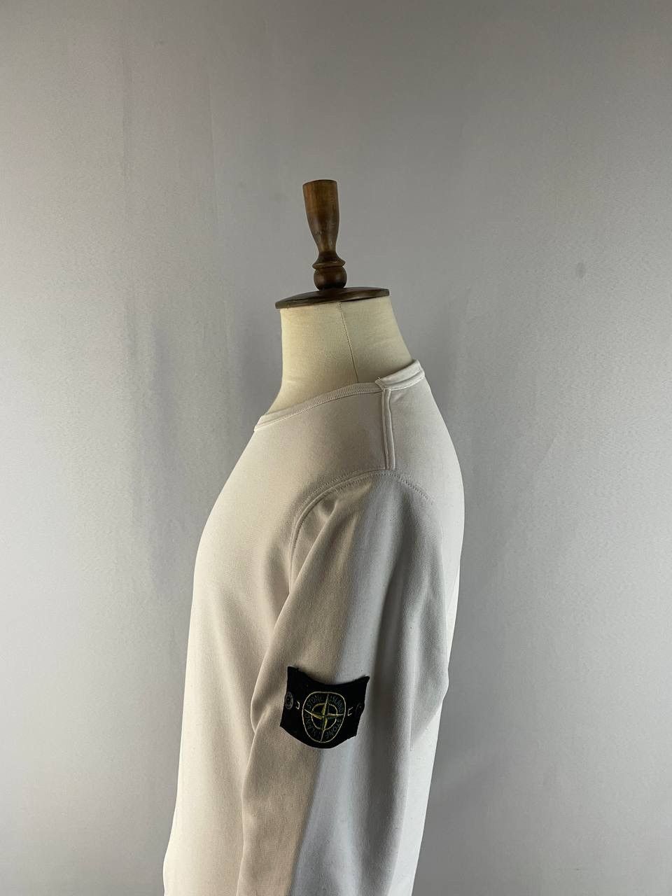 Stone Island Stone Island Crewneck White Sweatshirt Size US L / EU 52-54 / 3 - 8 Thumbnail