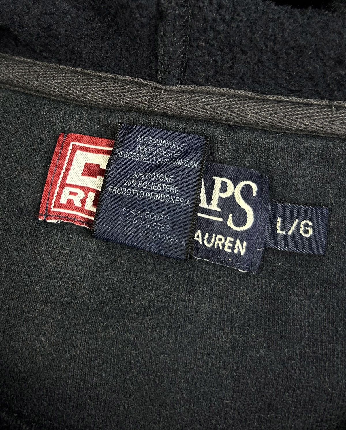 Chaps Ralph Lauren Vintage Ralph Lauren Chaps Rare Baggy Hoodie Y2k Size US L / EU 52-54 / 3 - 12 Thumbnail