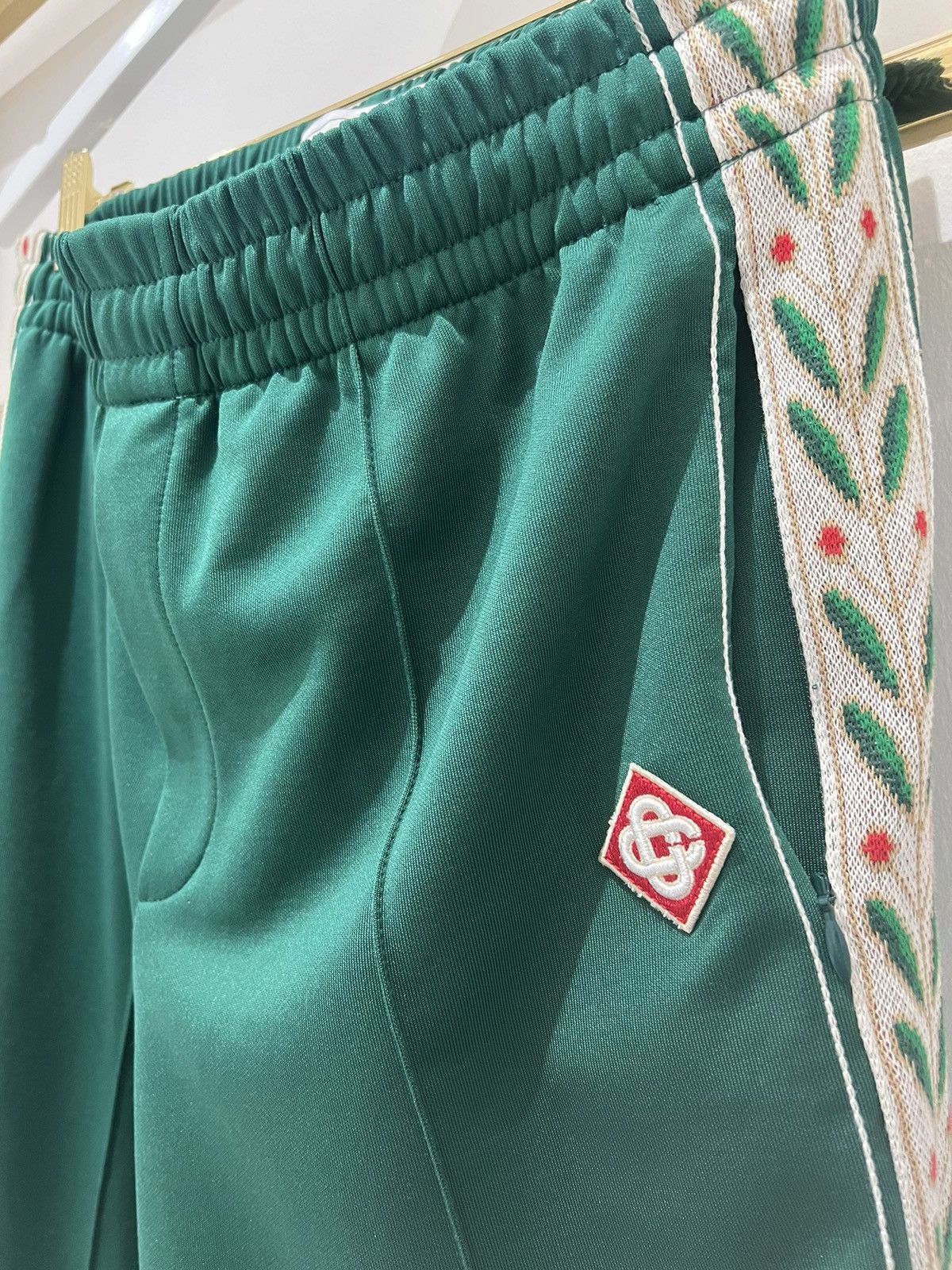 Casablanca Casablanca logo-appliqué track pants Green Size M Size US 30 / EU 46 - 7 Thumbnail