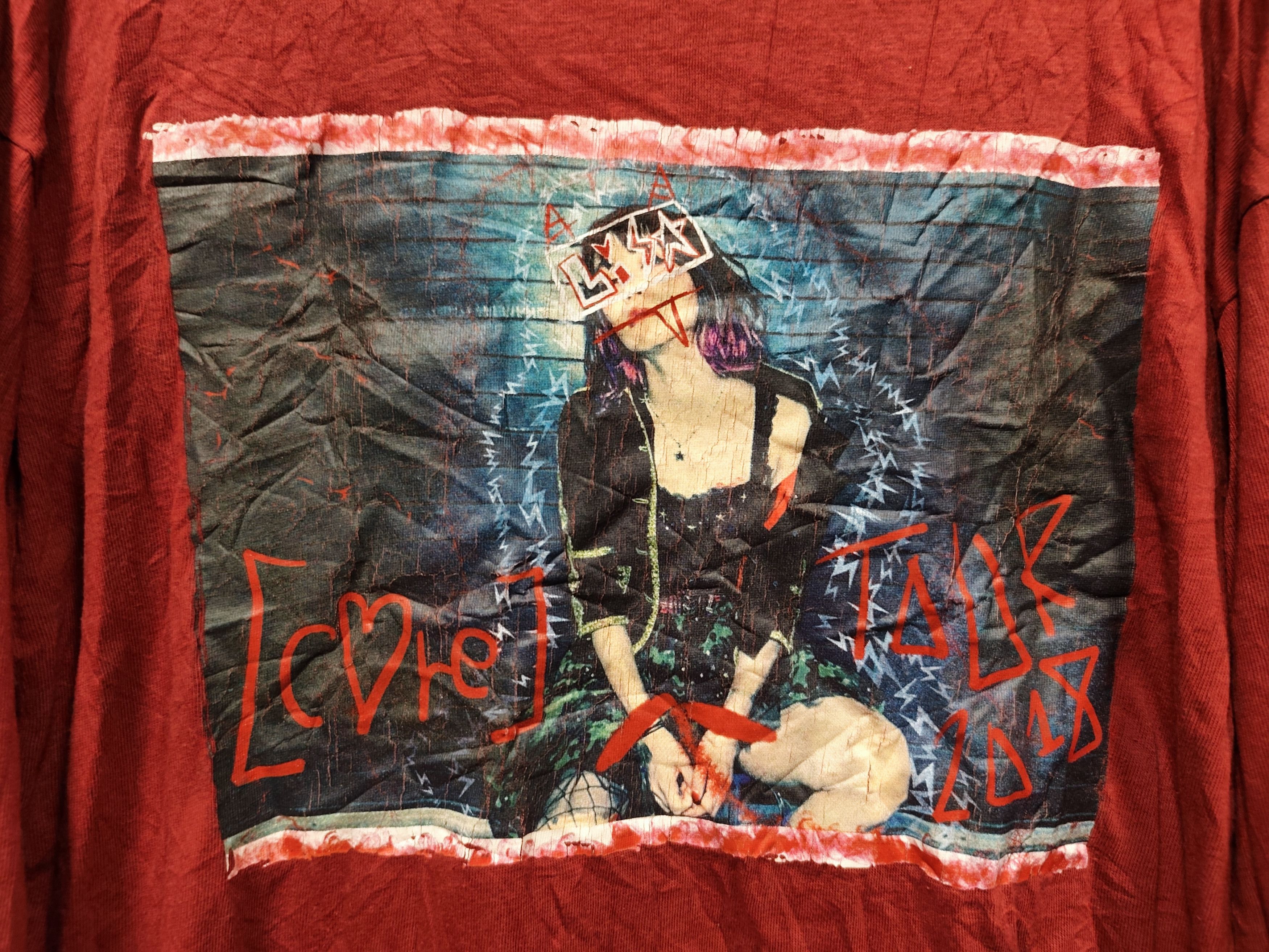 Band Tees T shirt long sleeve Lisa is smile always asia tour 2018 Size US XL / EU 56 / 4 - 4 Thumbnail