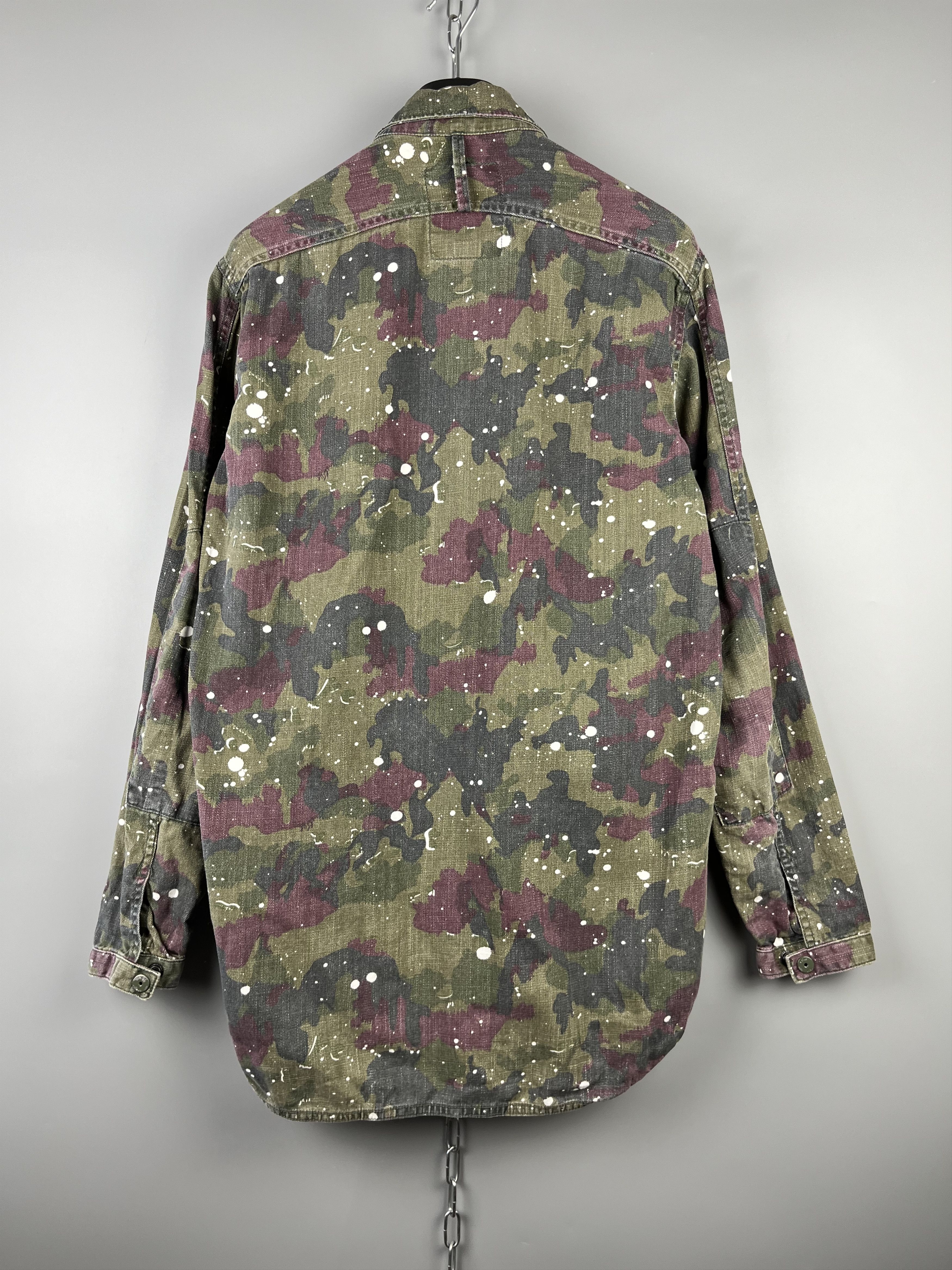 G-Star G Star Raw Painted Zip Casual Long Sleeve Shirt Size US M / EU 48-50 / 2 - 10 Thumbnail
