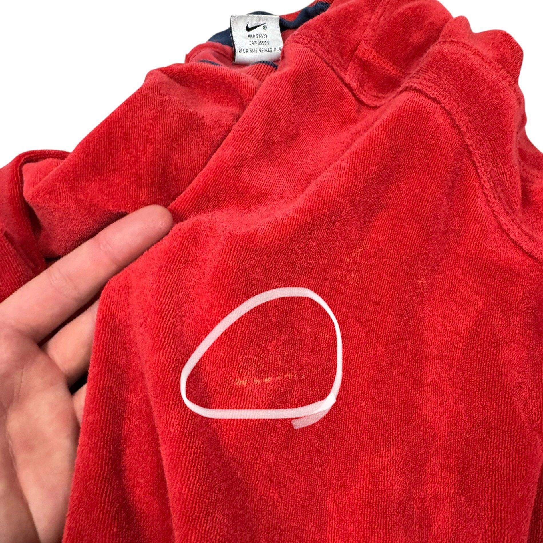 Nike × Vintage Nike Vintage Women's Red Cotton Sweatshirt Small Y2K Size S / US 4 / IT 40 - 10 Thumbnail