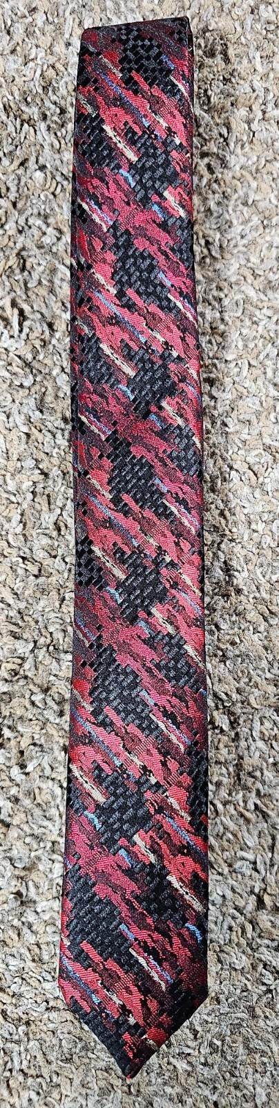 Other Paco Rabanne Paris Necktie Red Black Size ONE SIZE - 4 Thumbnail