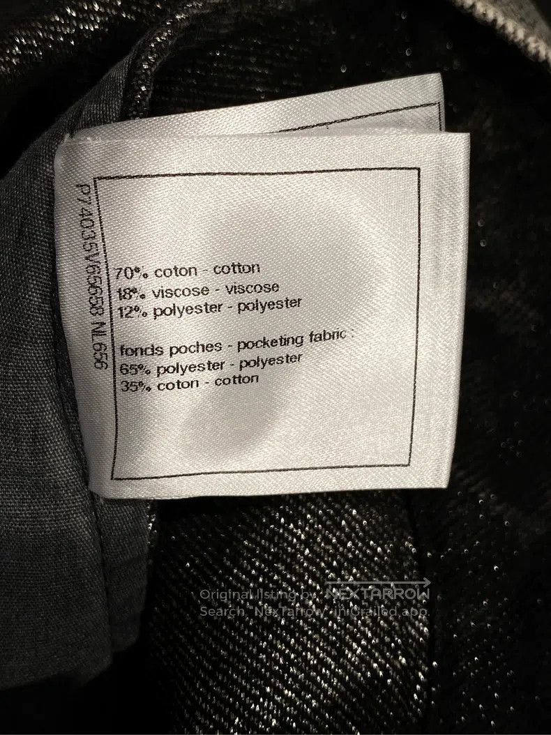 Chanel Chanel 23-year-old denim skirt Size 42" / US 20 - 6 Thumbnail