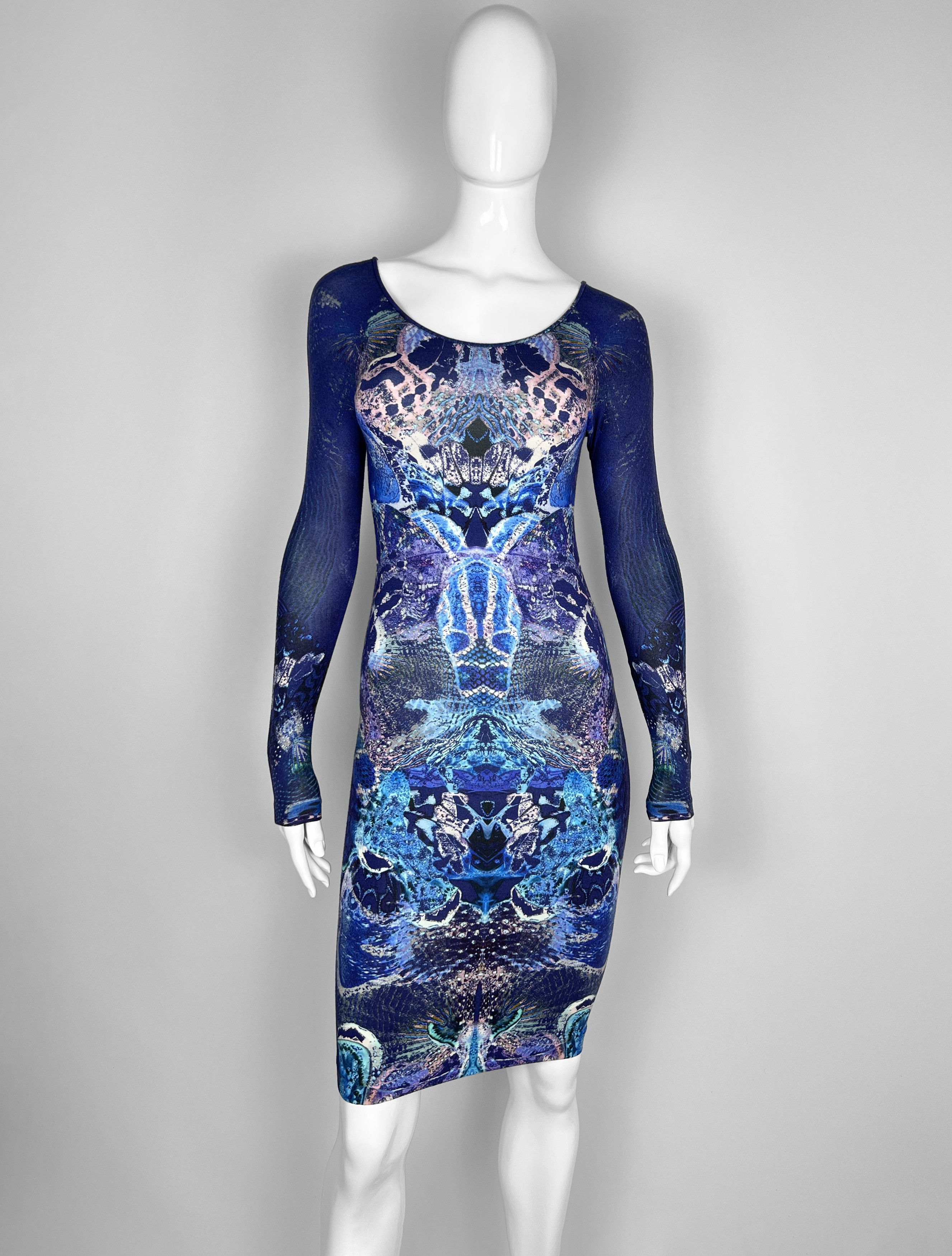 Alexander McQueen S/S 2010 PLATO'S ATLANTIS PYTHON DRESS - ICONIC - RUNWAY - Size XS / US 0-2 / IT 36-38 - 2 Thumbnail