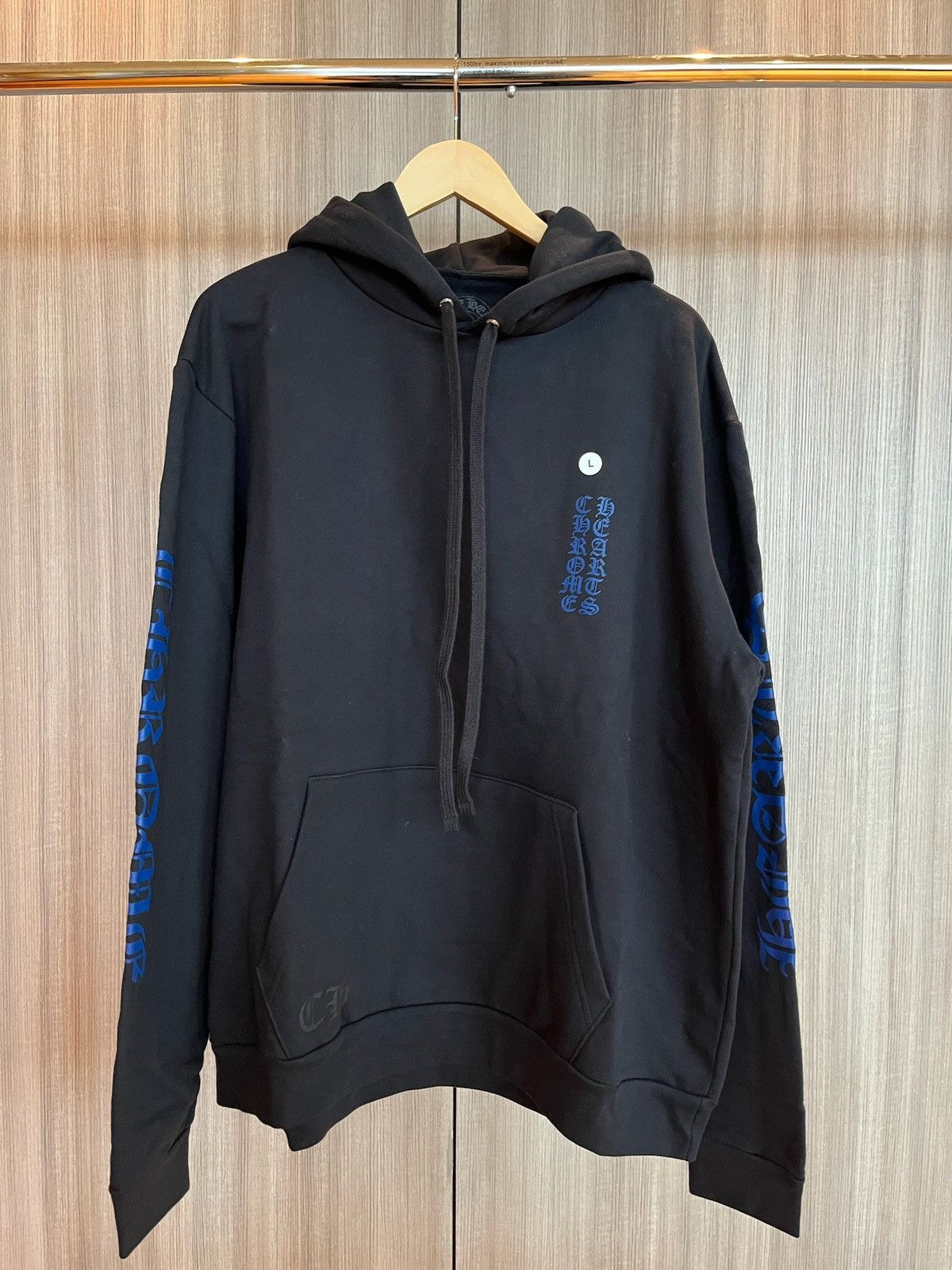 Chrome Hearts Chrome Hearts black blue vertical print hoodie Size US L / EU 52-54 / 3 - 1 Thumbnail