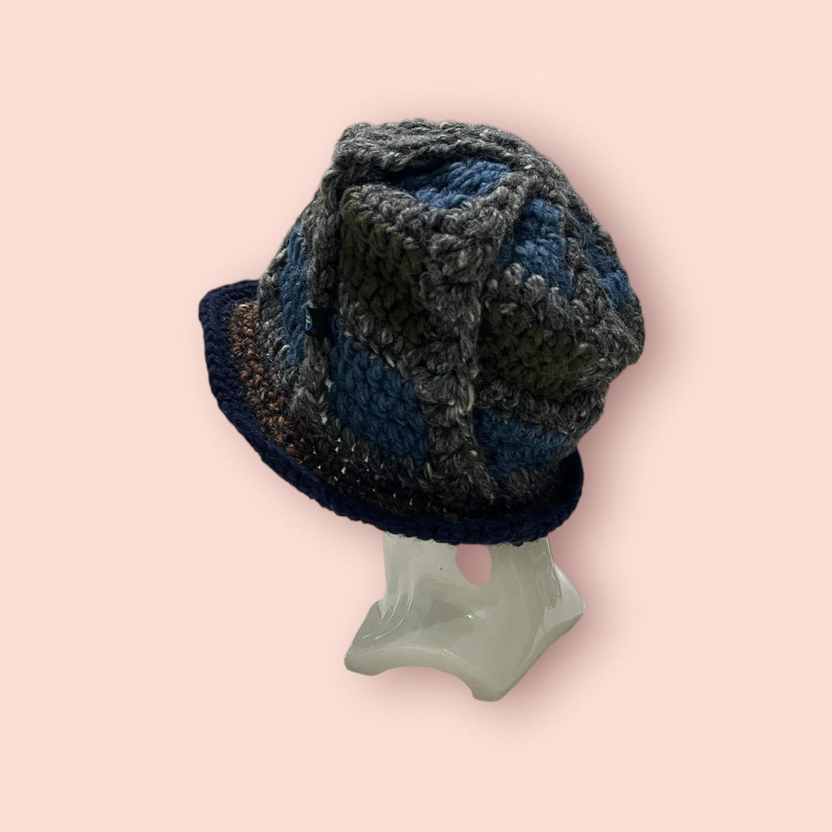 14th Addiction × Japanese Brand × Vintage VINTAGE LIGA FELIZ JAPAN CROCHET KNITTED BUCKET HAT Size ONE SIZE - 14 Thumbnail