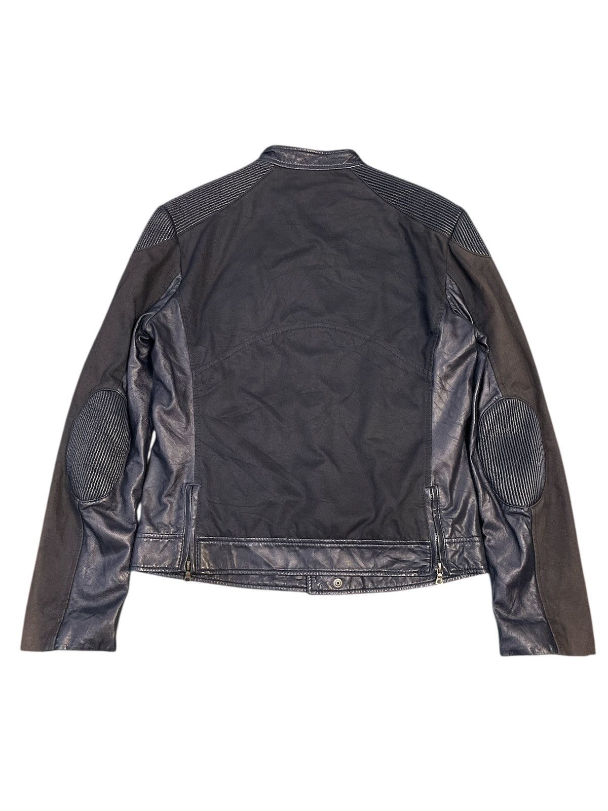KMRii Quattrocchi Biker Leather Jacket Size US M / EU 48-50 / 2 - 3 Thumbnail
