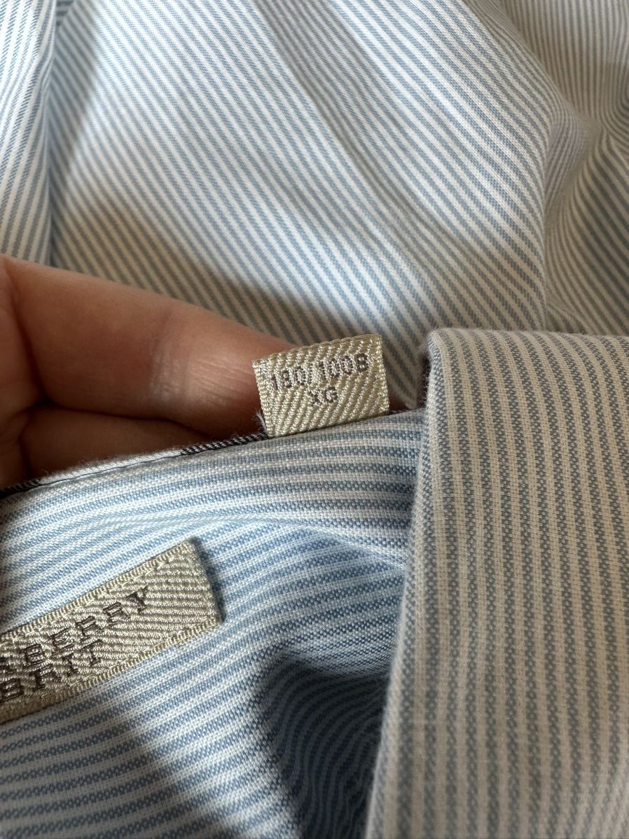 Burberry Burberry Brit Blue striped shirt Size US XL / EU 56 / 4 - 9 Thumbnail