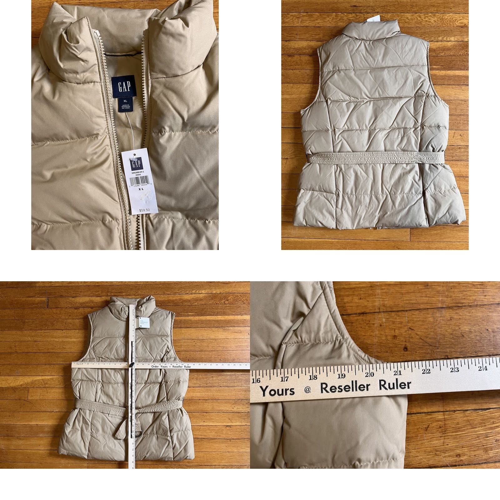 Gap VINTAGE Gap The Warmest Vest Women’s XL Beige Y2K Size XL / US 12-14 / IT 48-50 - 8 Thumbnail