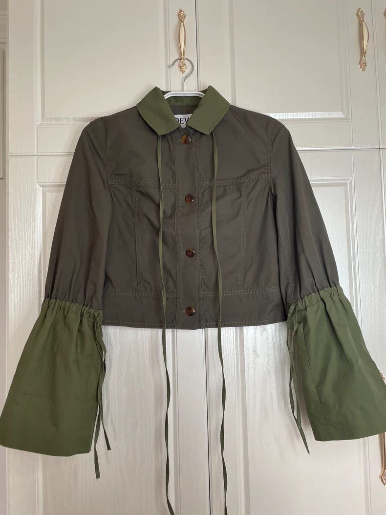 Loewe LOEWE Military green short coat Size XS / US 0-2 / IT 36-38 - 1 Thumbnail