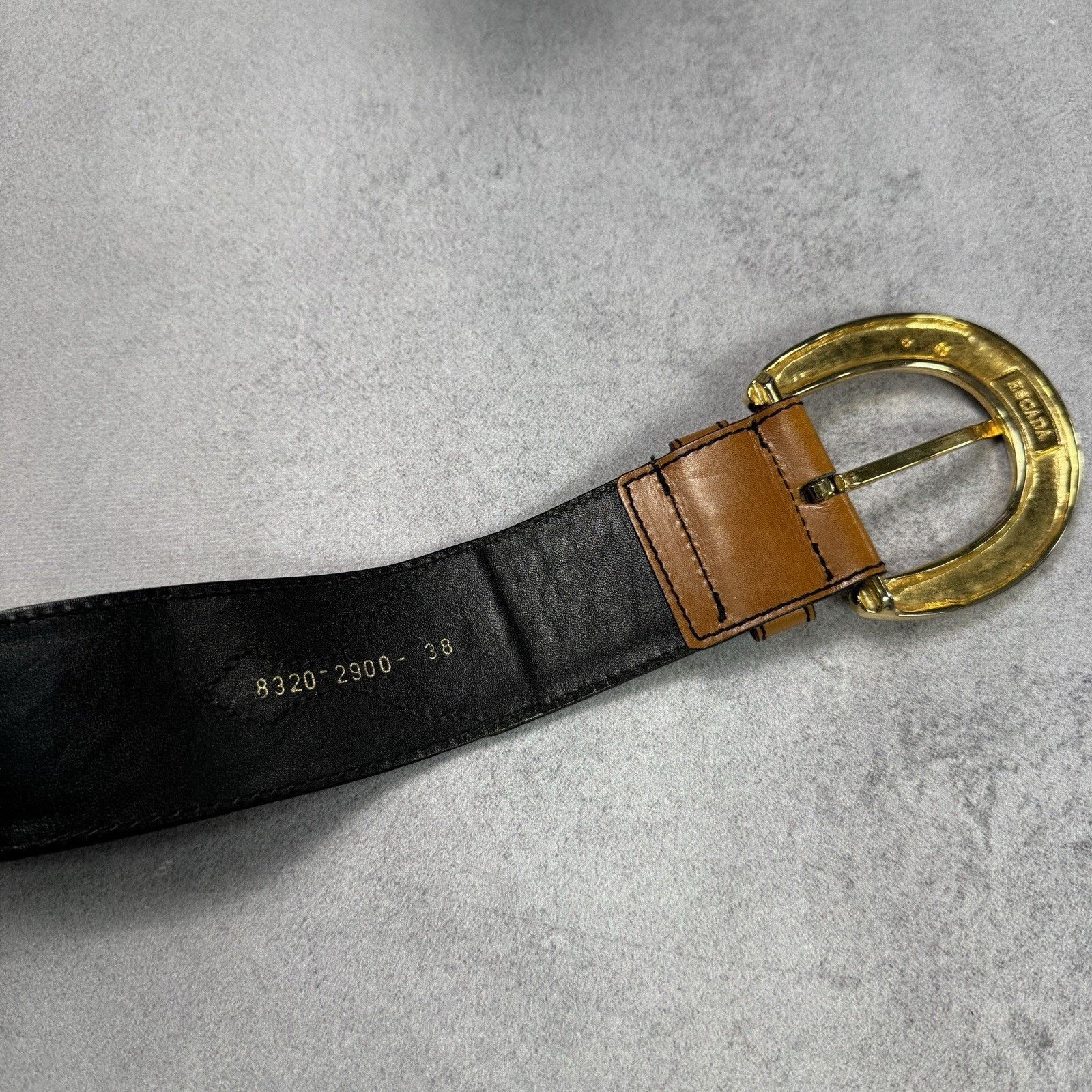 Escada Escada Women Leather Belt Avant Garde Size 38 Size ONE SIZE - 11 Thumbnail