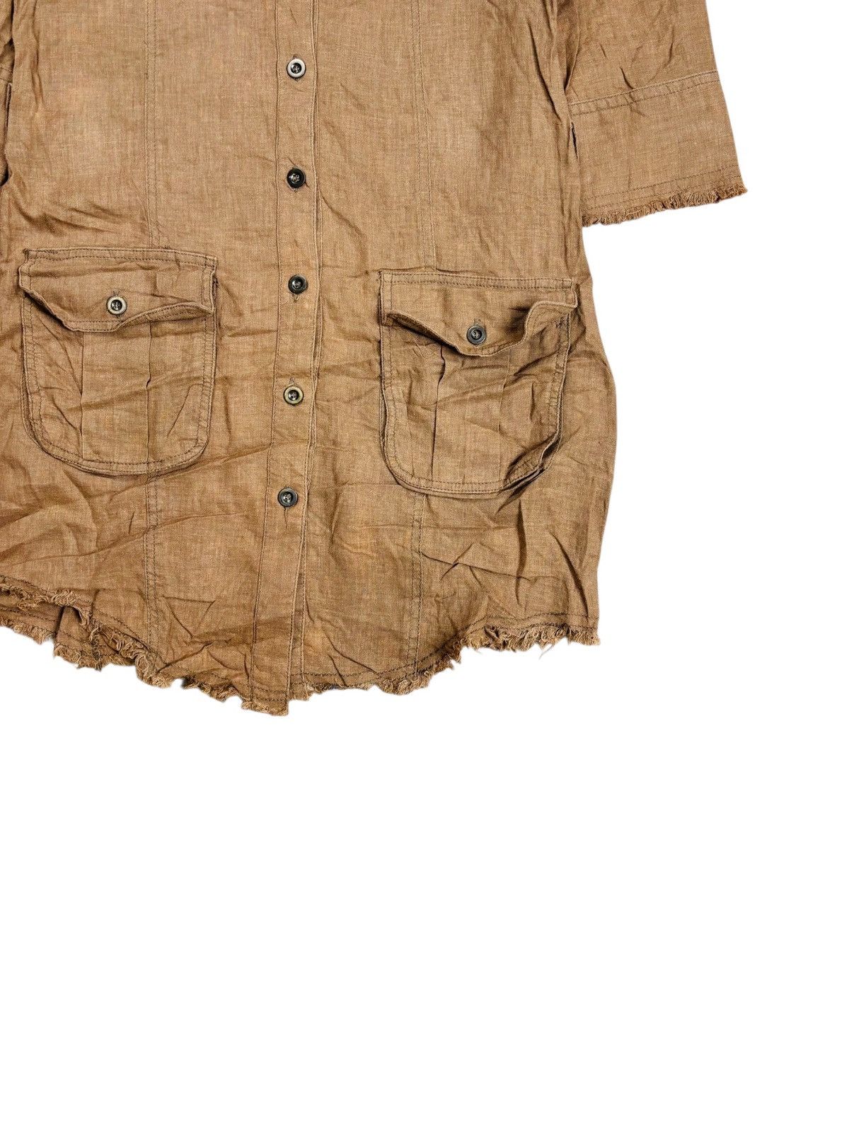 GOA 2000s GOA - Fryed Apocalyose Style Cargo Button Shirt Size US M / EU 48-50 / 2 - 3 Thumbnail