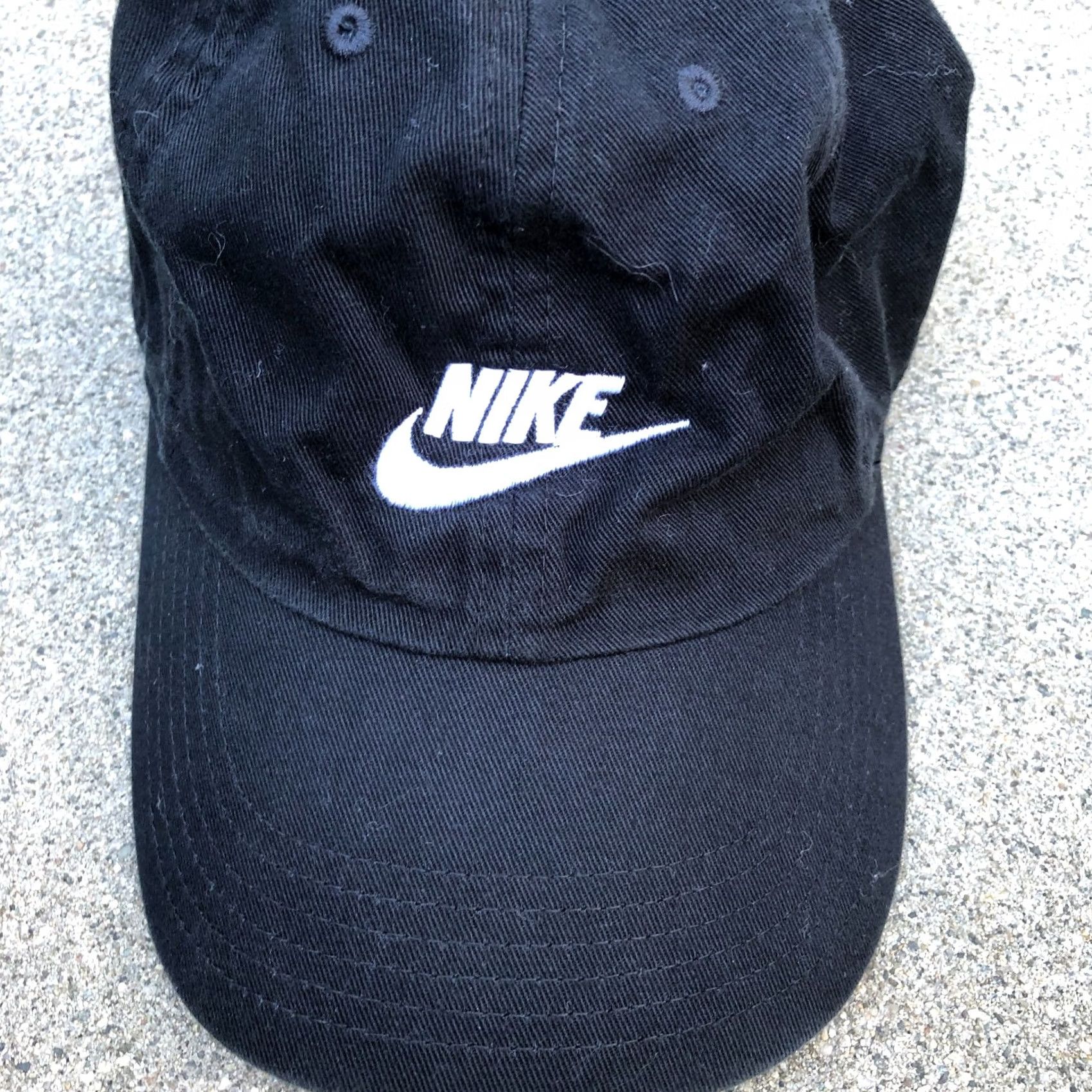 Nike NIKE SPORTSWEAR Baseball Dad Hat Unisex Adult Black Adjustable Cap 100% Cotton Size ONE SIZE - 3 Thumbnail