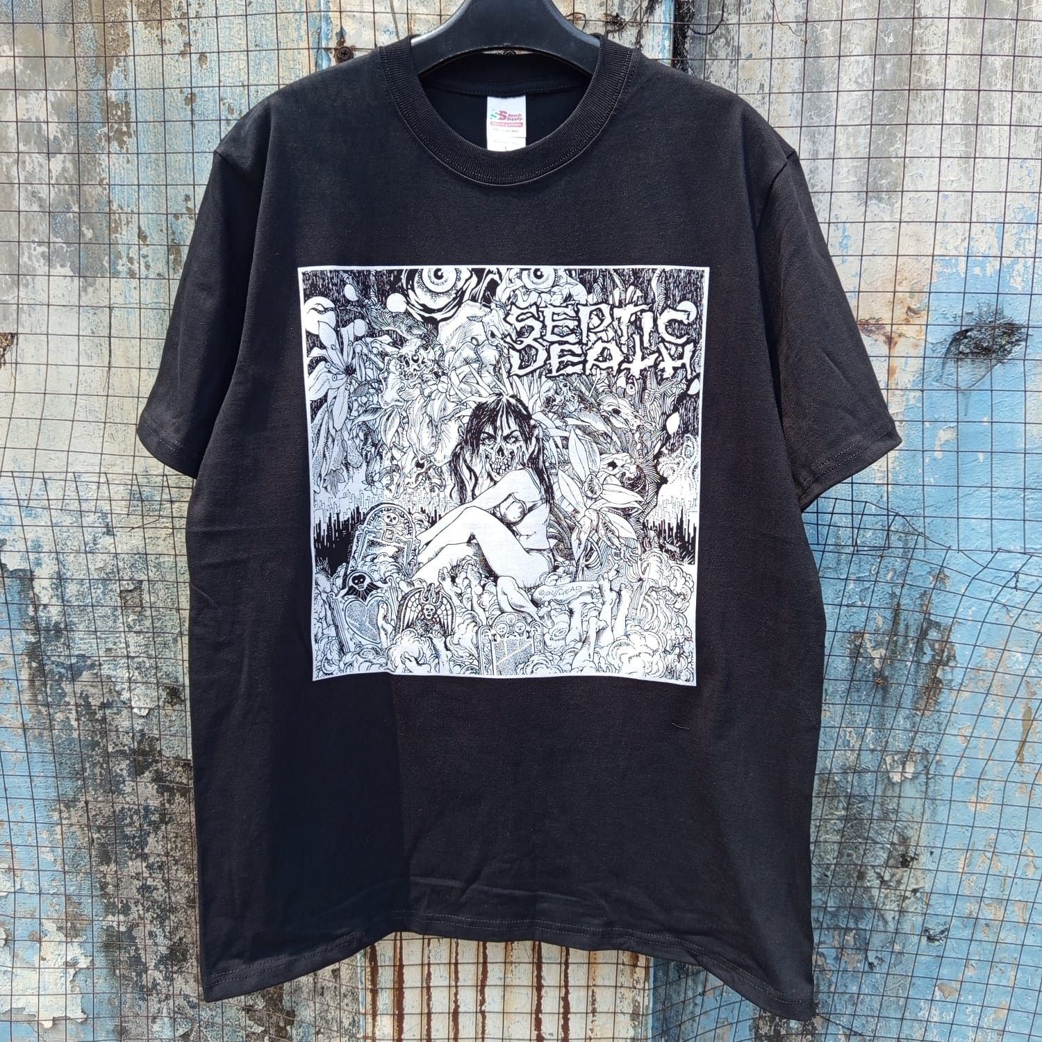 Band Tees Septic Death Pushead T-Shirt Size US XL / EU 56 / 4 - 1 Thumbnail
