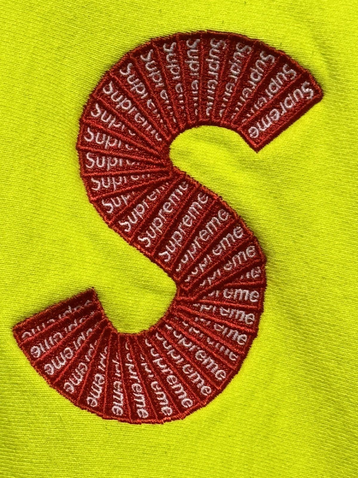 Supreme Supreme S Logo Hooded Sweatshirt FW20 Medium Acid Green Size US M / EU 48-50 / 2 - 4 Thumbnail