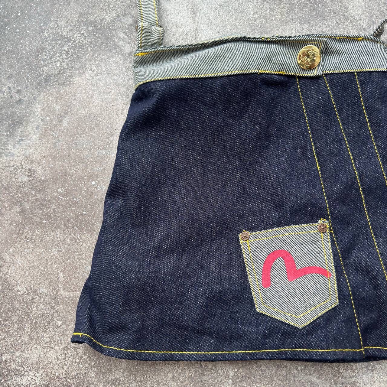 Evisu EVISU Japanese Vintage Denim Shoulder Bag Size ONE SIZE - 4 Thumbnail