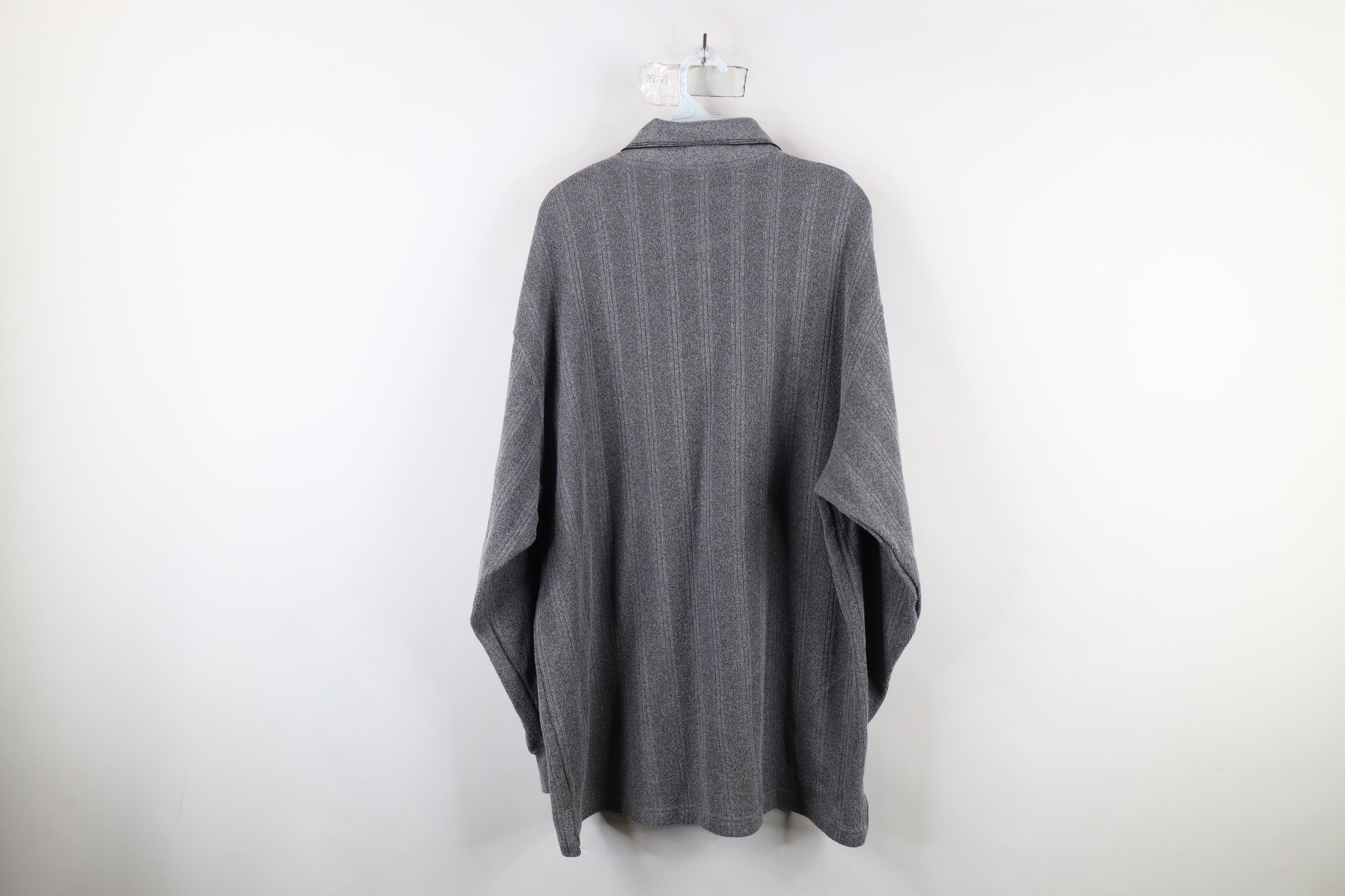 Vintage Vintage 90s Streetwear Knit Fleece Collared Polo Sweater Size US XL / EU 56 / 4 - 8 Thumbnail
