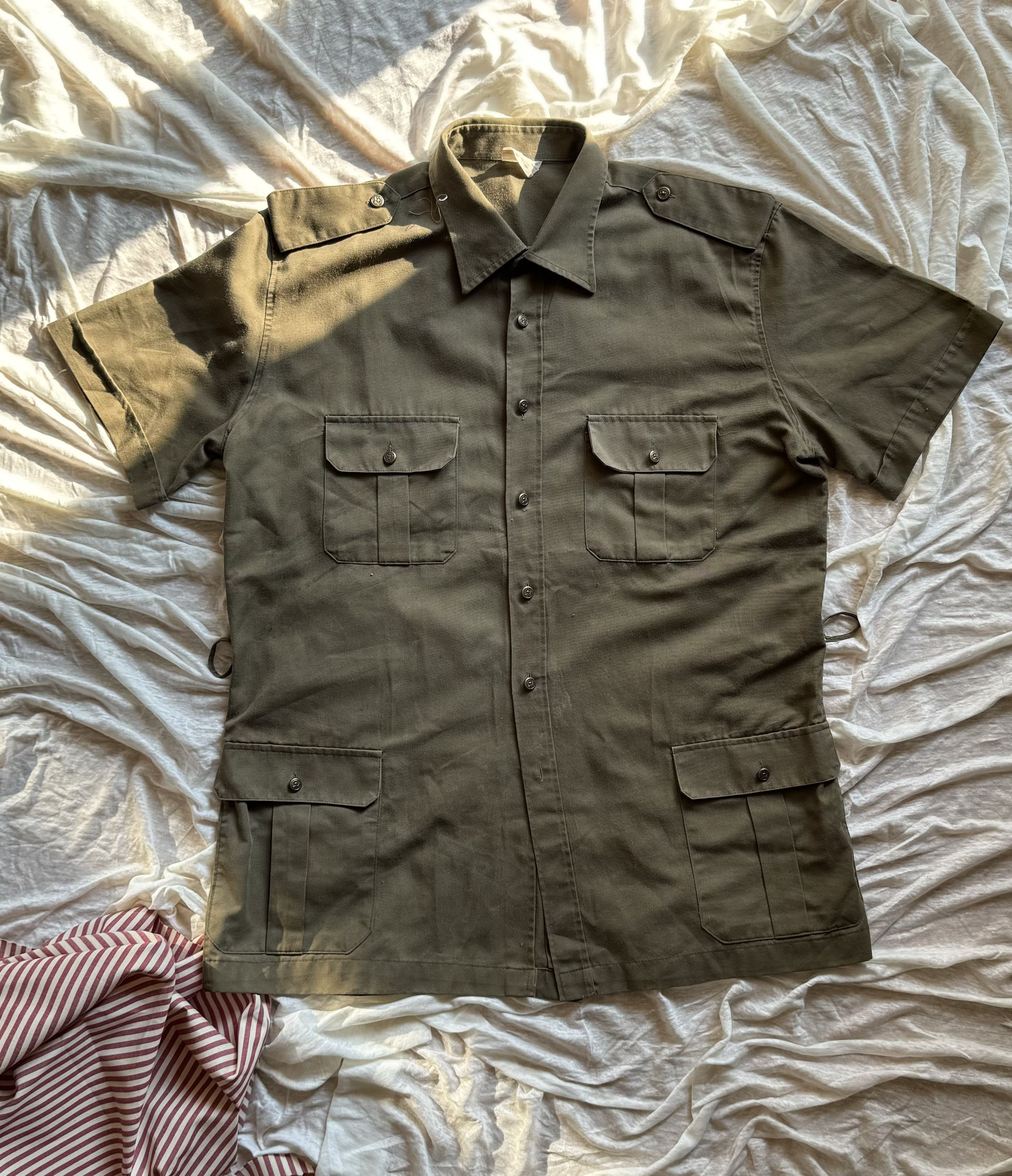 Vintage Camicia Sahariana esercito italiano 70' vintage Size US M / EU 48-50 / 2 - 1 Thumbnail