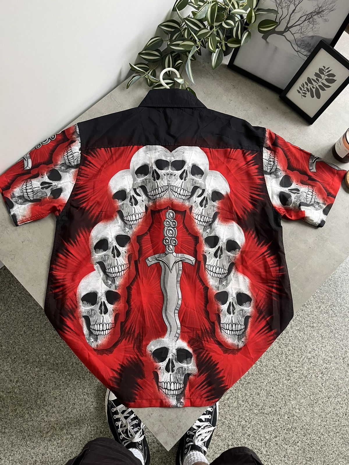 Other Rick Ass Crew Skulls Button Ups Shirt Mens L Size US L / EU 52-54 / 3 - 5 Thumbnail
