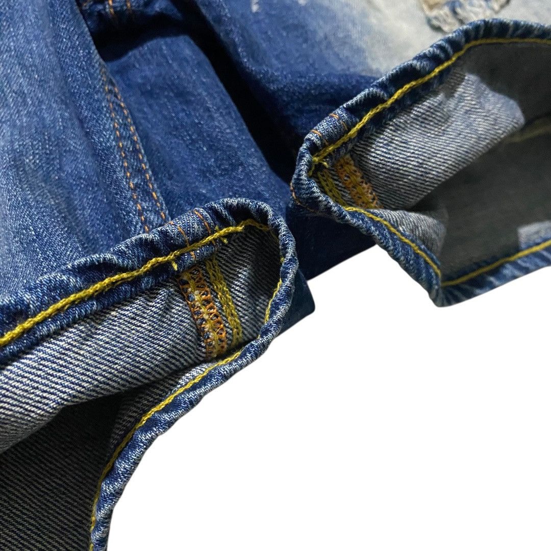 Other Meltin pot distressed denim overall shorts Size 28" / US 6 / IT 42 - 6 Thumbnail