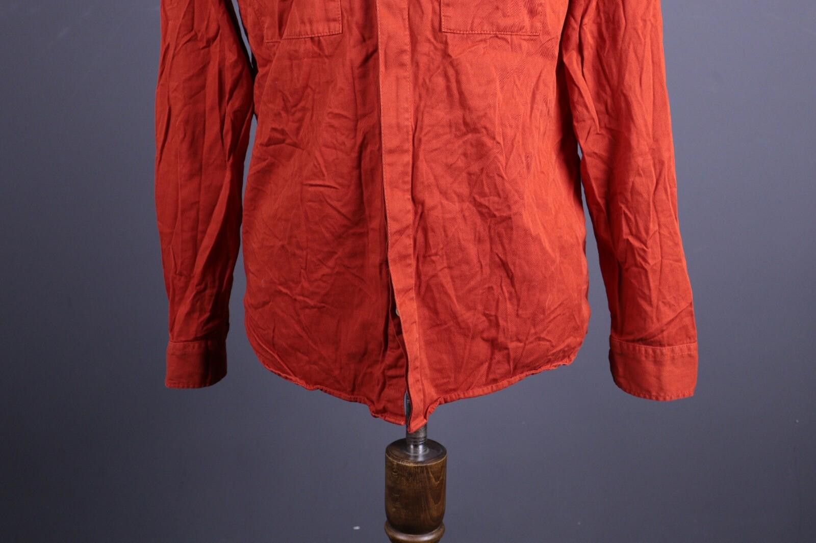 Nudie Jeans NUDIE JEANS CO Orange Denim Long Sleeve Shirt Size S Size US S / EU 44-46 / 1 - 3 Thumbnail