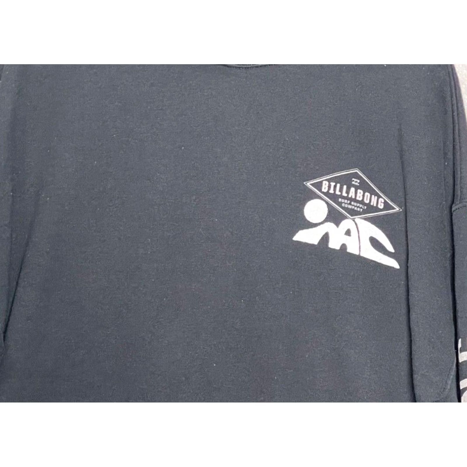 Billabong Billabong Hoodie Men’s XL Black Logo Sleeve Surf Skater Y2K Pullover Hooded Size US XL / EU 56 / 4 - 3 Thumbnail