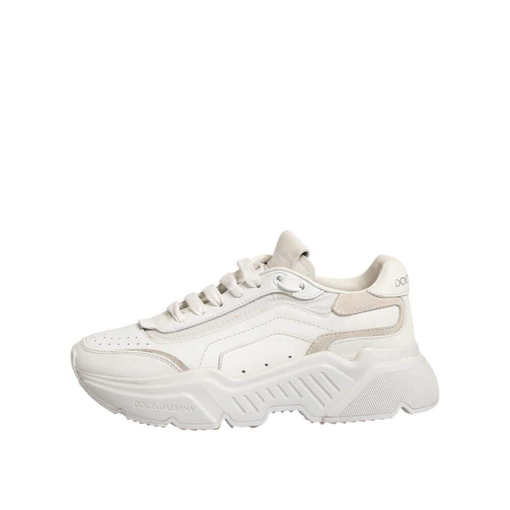 Dolce & Gabbana Dolce & Gabbana White DAYMASTER Calf Leather Sneakers Shoes Size US 7 / IT 37 - 6 Thumbnail