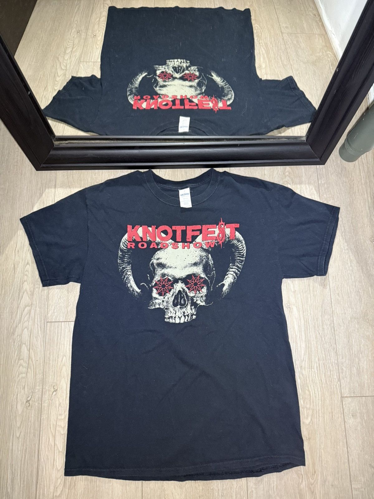 Band Tees × Vintage Vintage / Y2K Knotfest Road Show Festival Tour Shirt Size US L / EU 52-54 / 3 - 1 Thumbnail