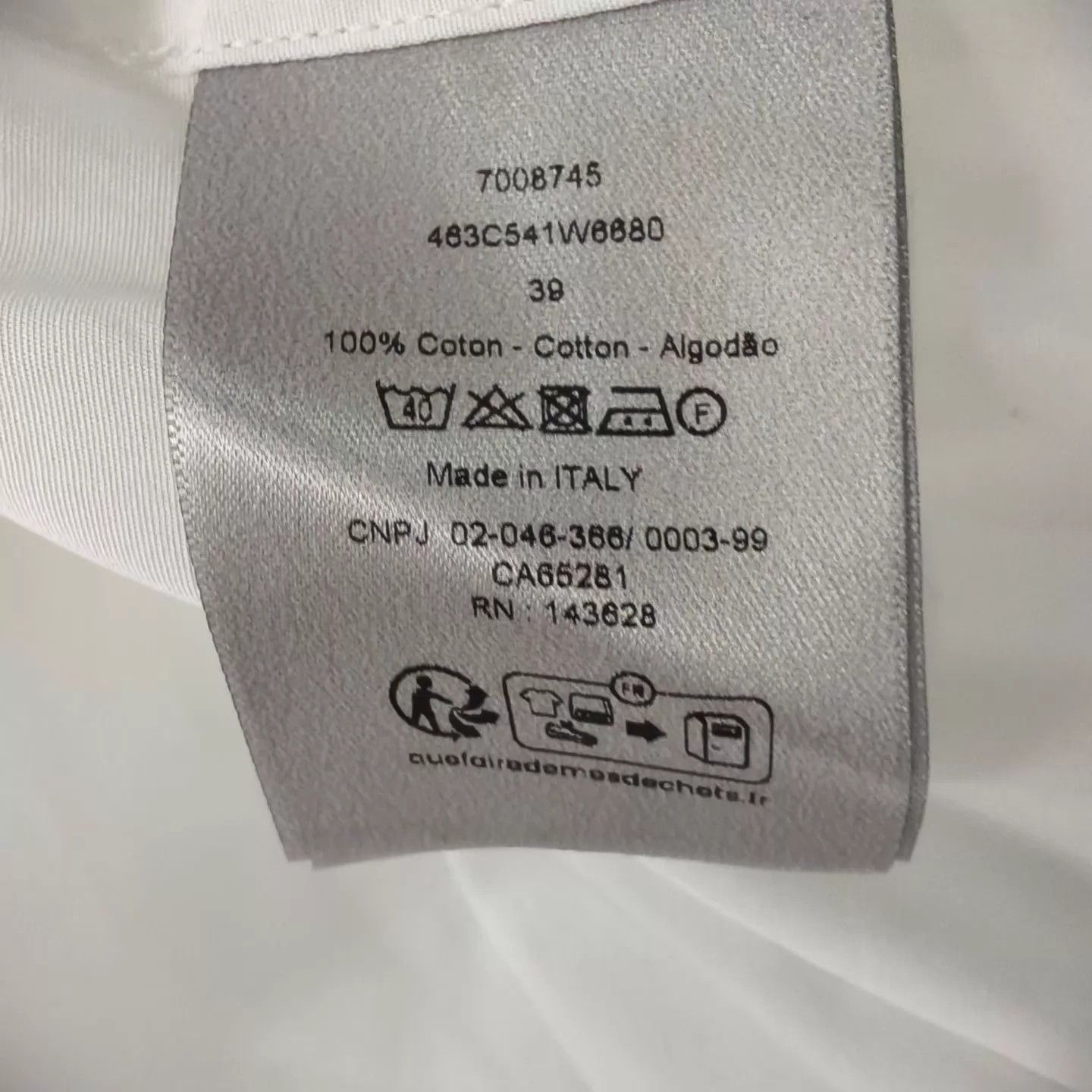 Dior Dior New Collar Logo Shirt 39 99 Size US M / EU 48-50 / 2 - 5 Thumbnail
