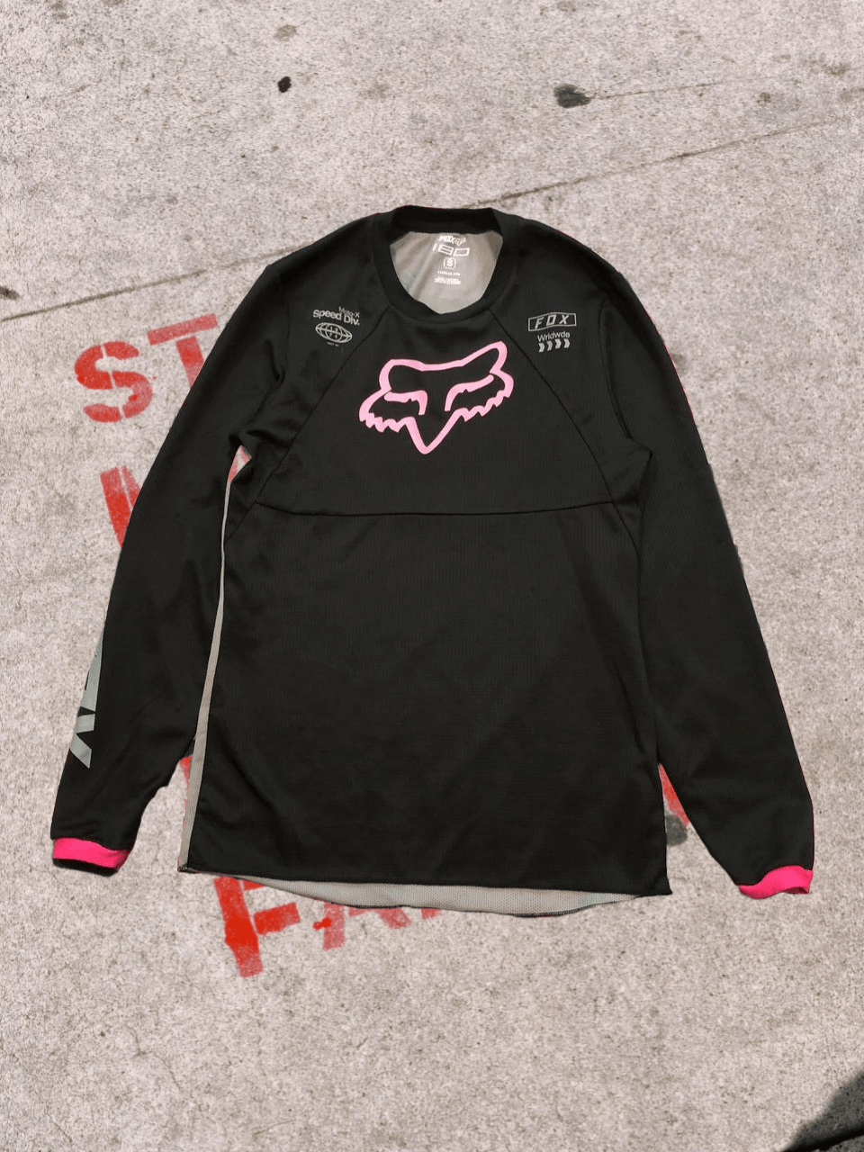 Fox Racing Fox Racing Long Sleeve S Jersey Distressed Unisex Size S / US 4 / IT 40 - 1 Thumbnail