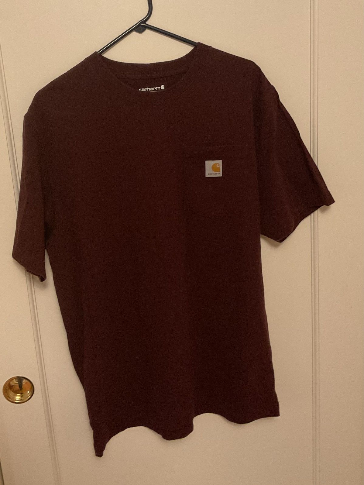 Carhartt × Carhartt Wip × Vintage Brown Carharrt Vintage Loose Fit Pocket T-Shirt Size M Size US M / EU 48-50 / 2 - 1 Thumbnail