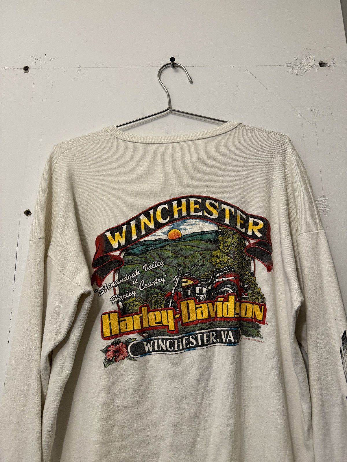 Harley Davidson Thrashed Faded Distressed Harley Shirt ERD Grunge WCC Chrome Size US XXL / EU 58 / 5 - 11 Thumbnail