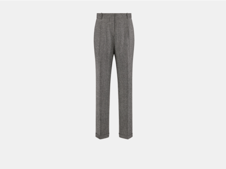 Dior o1w1db10925 441P63 Fitted Pant in Gray Size 27" / US 4 / IT 40 - 1 Thumbnail