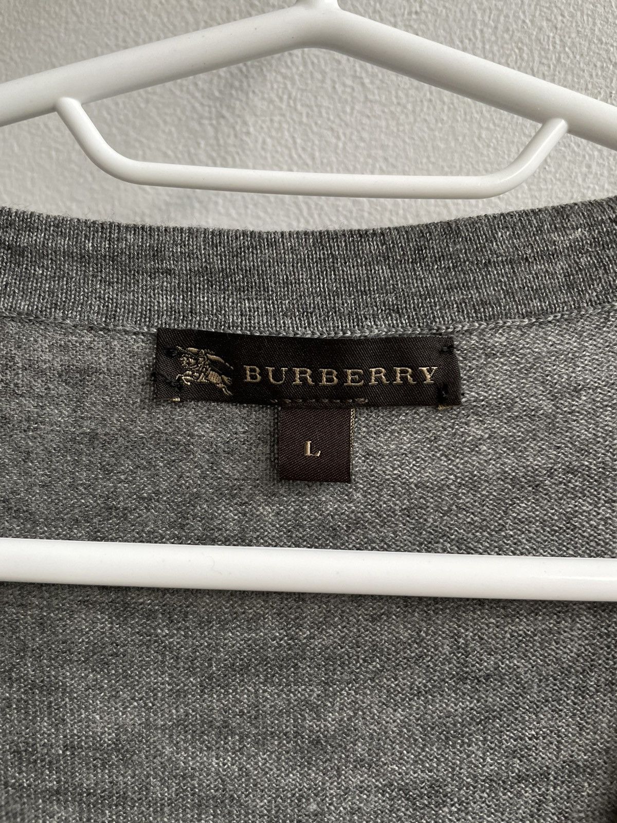 Burberry RARE Burberry Wool & Silk Brown Tags Cardigan Sweater Size M / US 6-8 / IT 42-44 - 7 Thumbnail