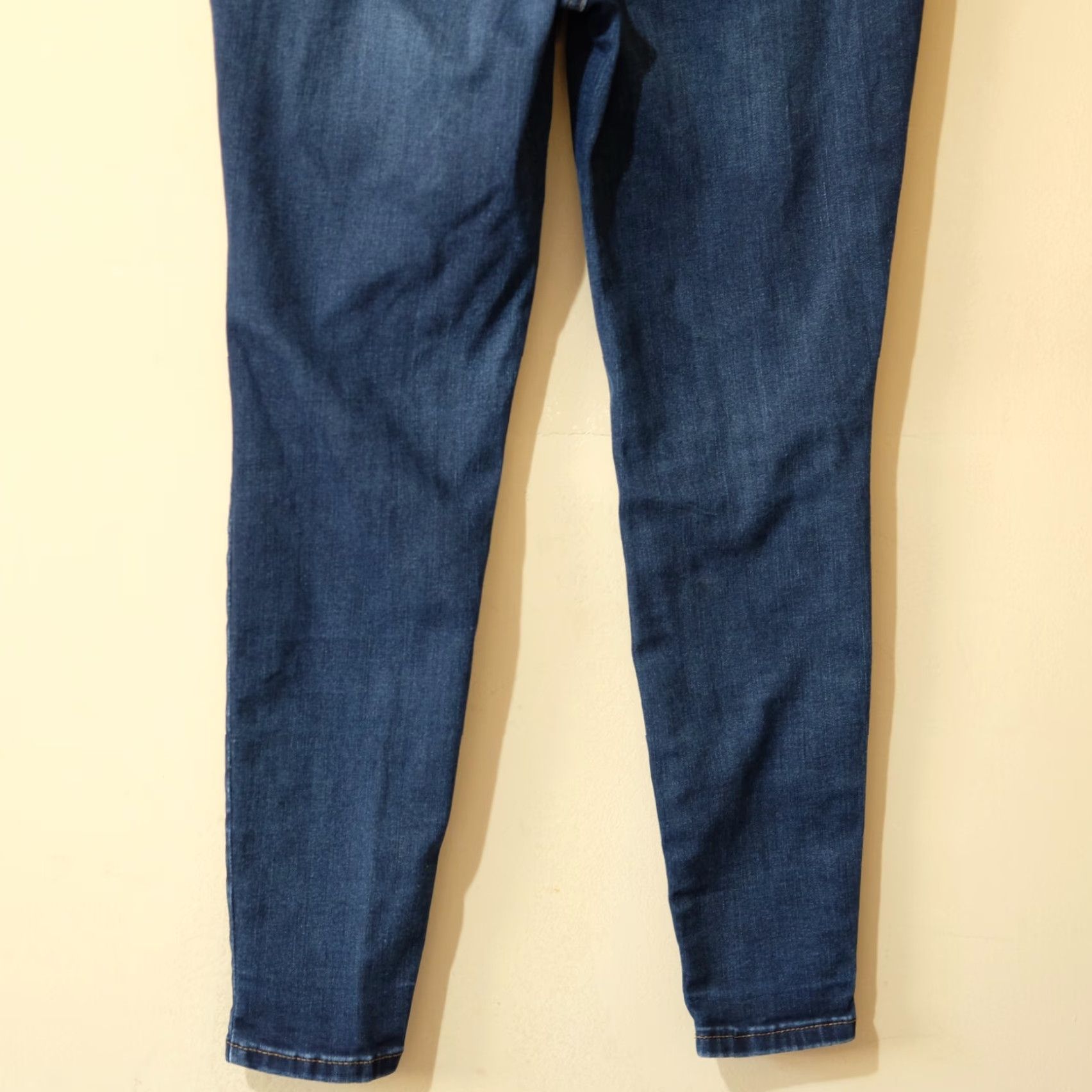 Vintage Maurices Jeans Denim Stretch Button Fly Women's M Short #H36-34 Slim Mid Rise Blue 29 in Inseam 27 in Ankle Stretch Women's Jeans Size 29" - 7 Thumbnail