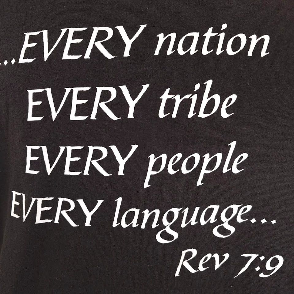 Hanes Christian T Shirt Mens Large Black Bible Verses Revelation Genesis Size US L / EU 52-54 / 3 - 3 Thumbnail