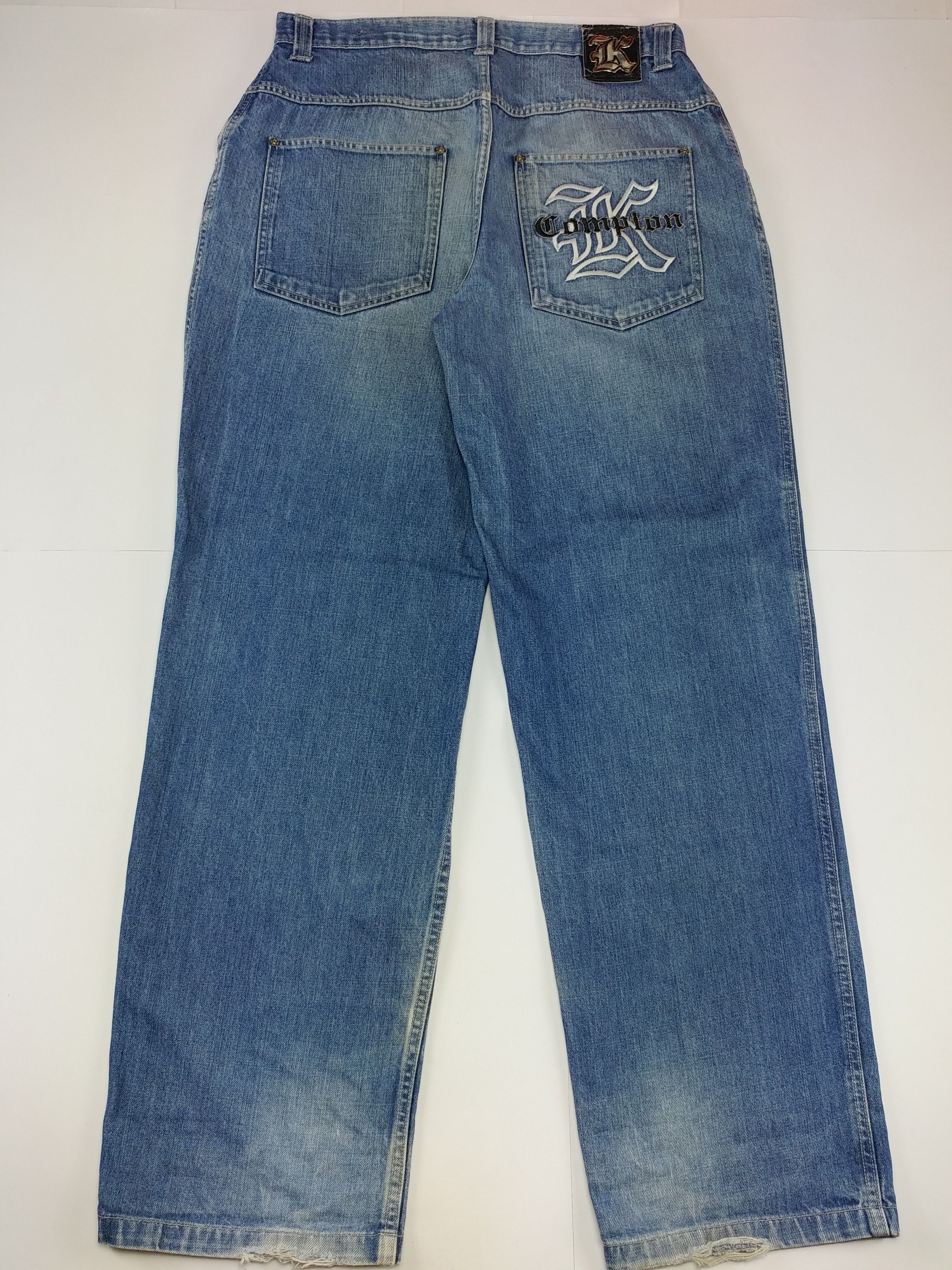 Karl Kani KARL KANI jeans, Compton baggy, vintage Kani, 90s hip hop 32 Size US 32 / EU 48 - 1 Thumbnail