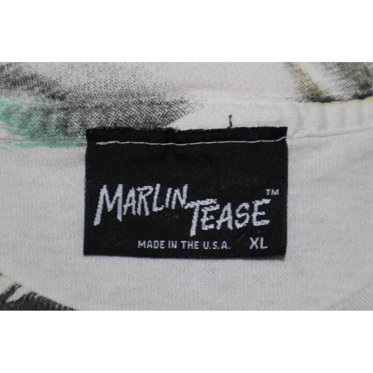 Vintage Vintage 90s Marilyn Monroe All Over Print T Shirt White XL Size US XL / EU 56 / 4 - 3 Thumbnail