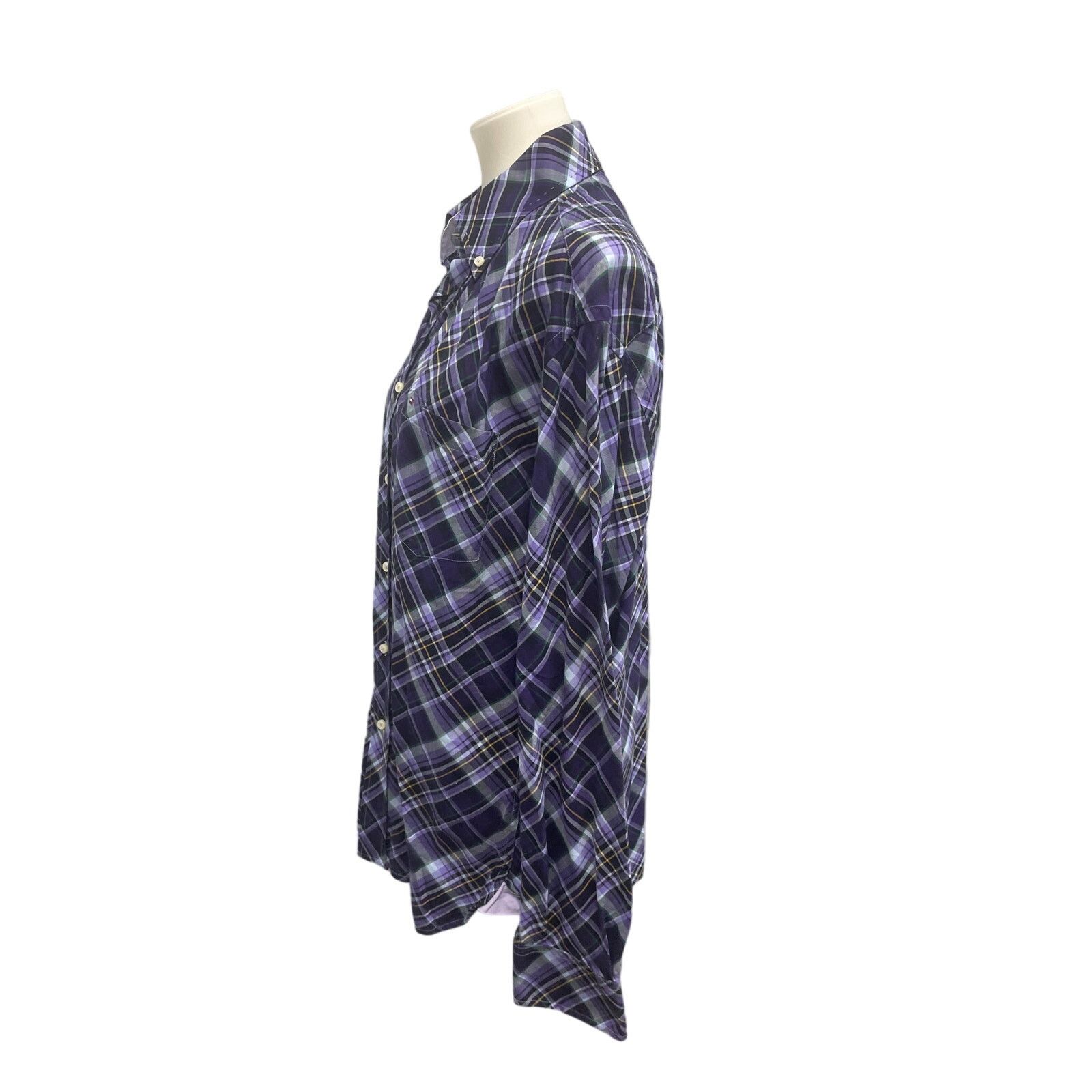 Tommy Hilfiger Tommy Hilfiger Mens Medium Cotton Plaid Button Down Shirt Size US M / EU 48-50 / 2 - 3 Thumbnail