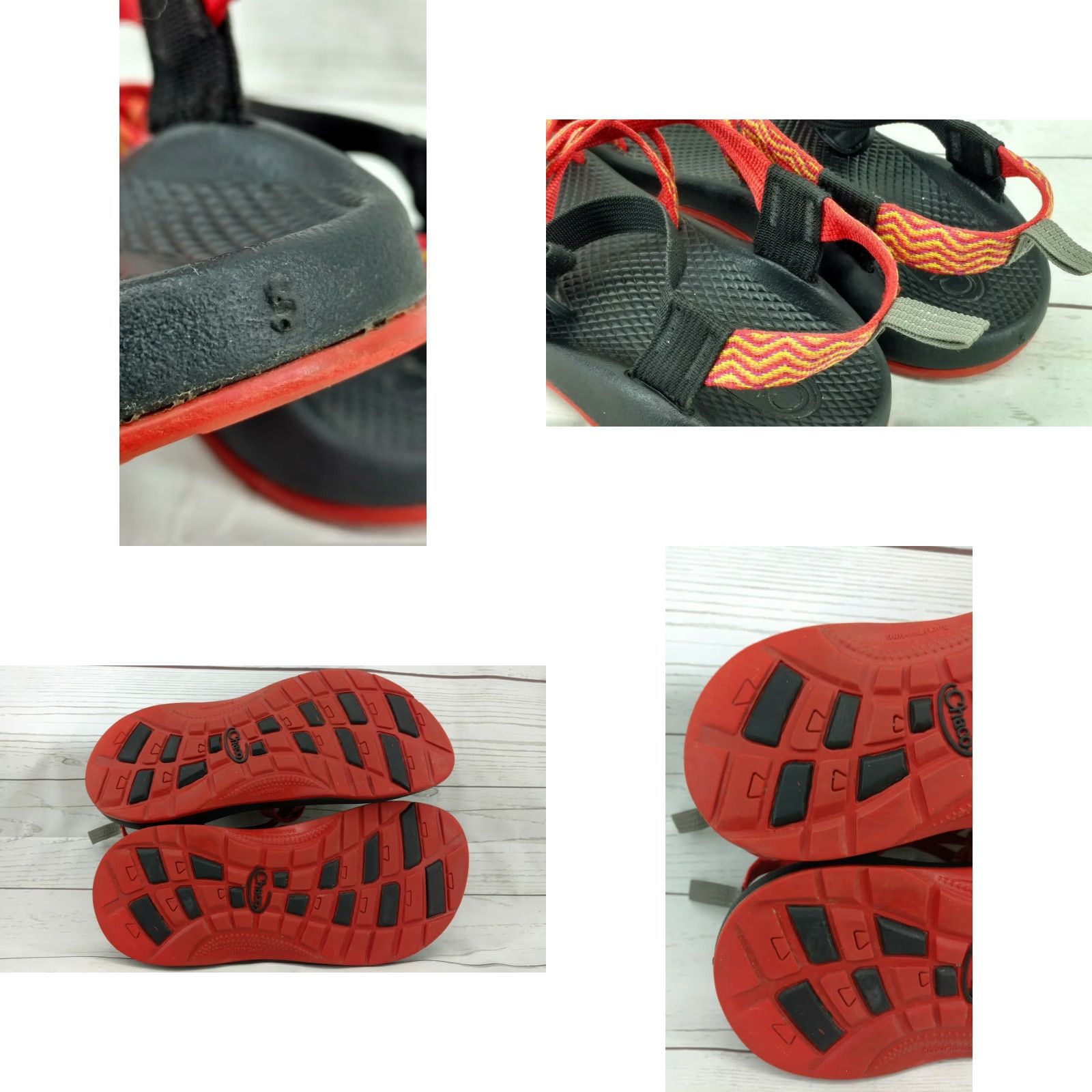 Chaco Chaco ZX/1 Classic Womens Sport Sandals Sz 5 Hiking Water Outdoor Orange Size US 5 / IT 35 - 8 Thumbnail