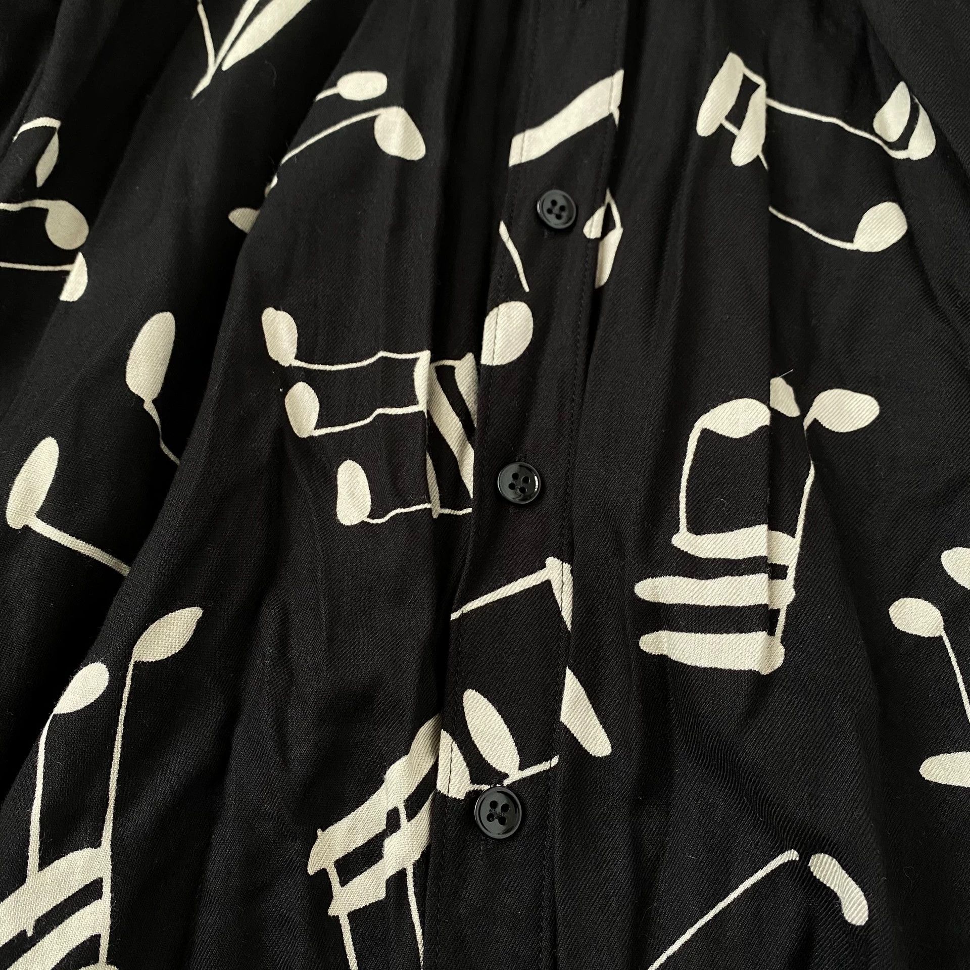 Saint Laurent Paris Saint Laurent SLP Musical Note Shirt Size US M / EU 48-50 / 2 - 4 Thumbnail