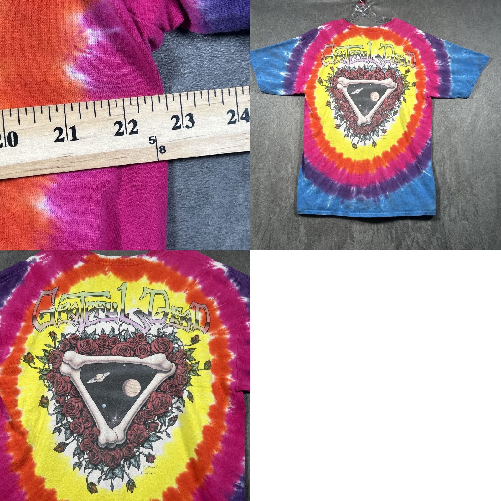 Liquid Blue VINTAGE Liquid Blue Grateful Dead Space Your Face Tie Dye T-Shirt XL 1990s Retro Shirt Mens Size US XL / EU 56 / 4 - 8 Thumbnail