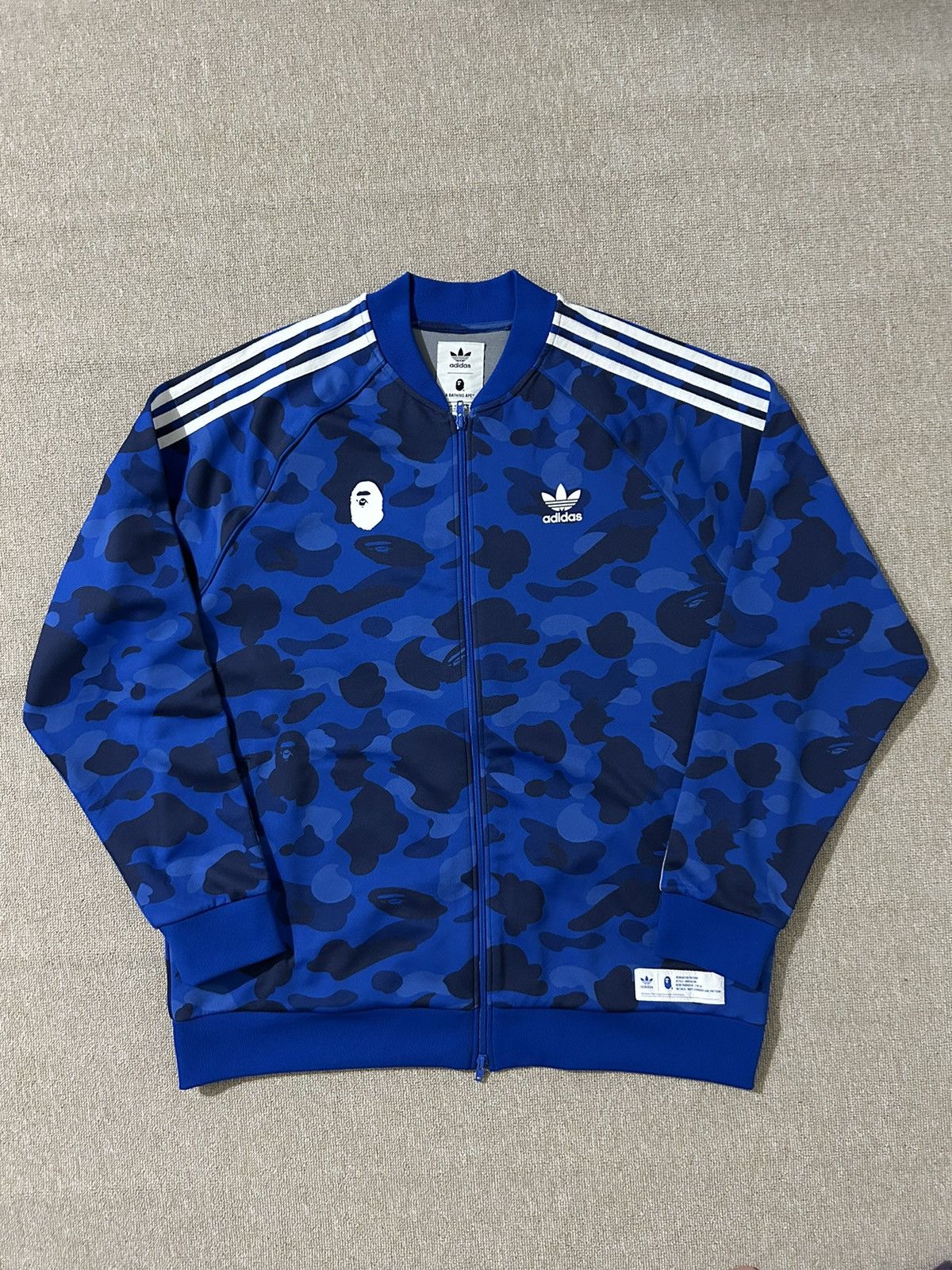 Adidas × Bape Bape x Adidas Adicolor Track Top Size US XL / EU 56 / 4 - 1 Thumbnail