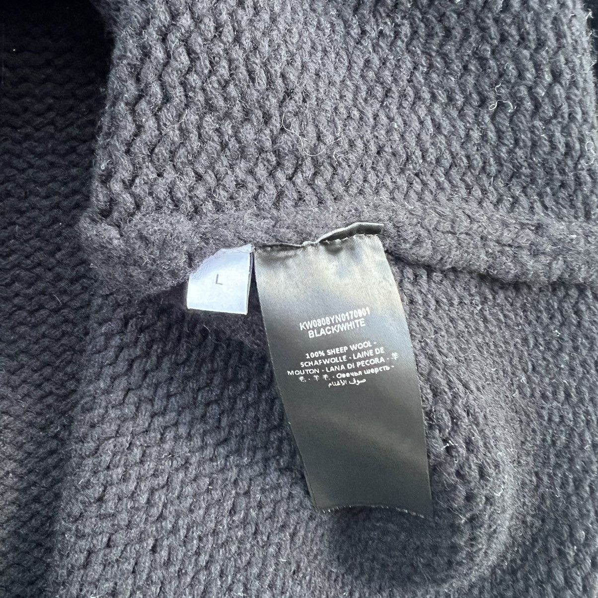 JW Anderson JW Anderson Black & White Anchor Wool Knit Hoodie – Size L Size US L / EU 52-54 / 3 - 4 Thumbnail