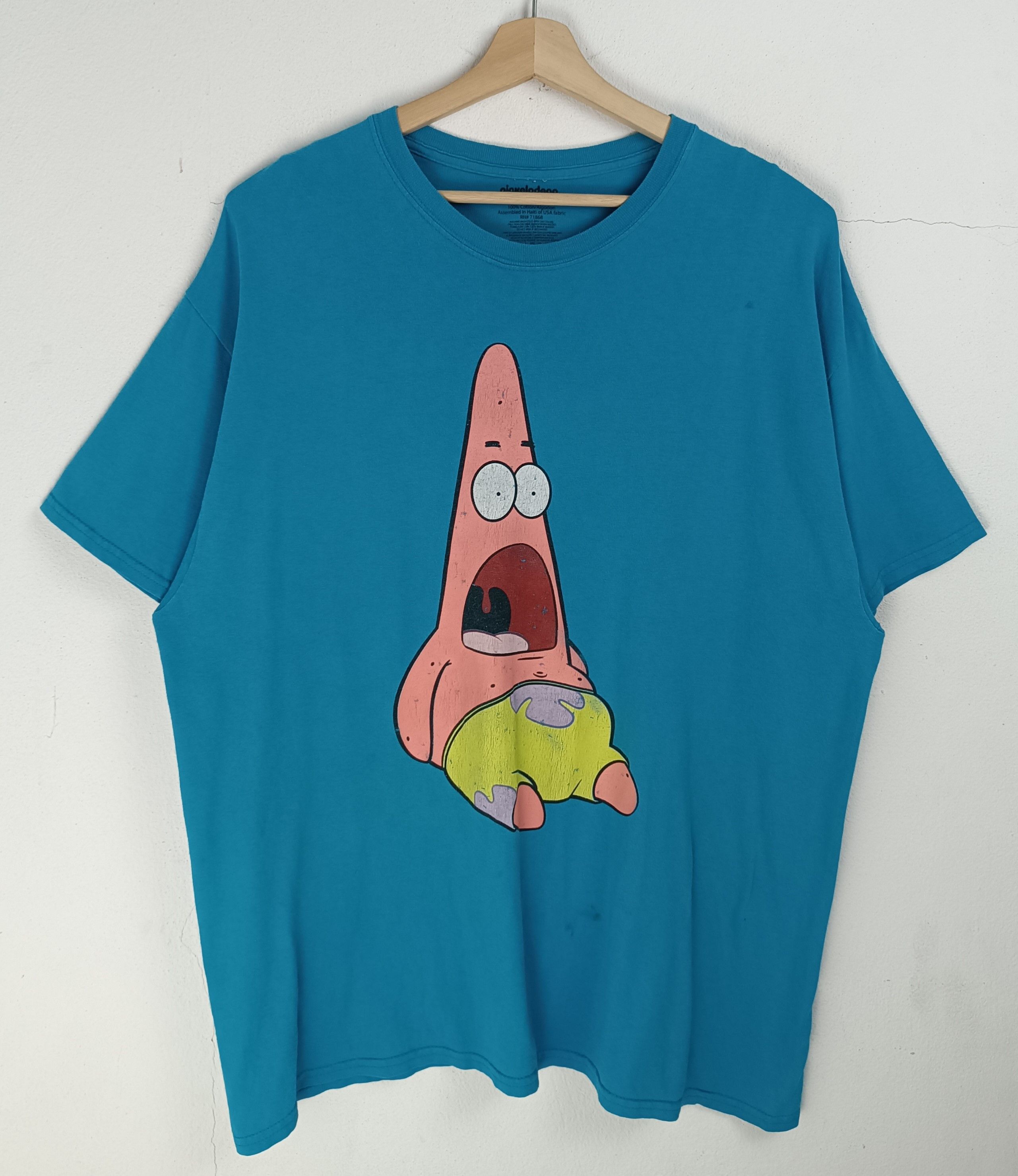 Cartoon Network VINTAGE SPONGEBOB SQUAREPANTS PATRICK STARFISH T FUNNY HUMOR Size US XL / EU 56 / 4 - 3 Thumbnail