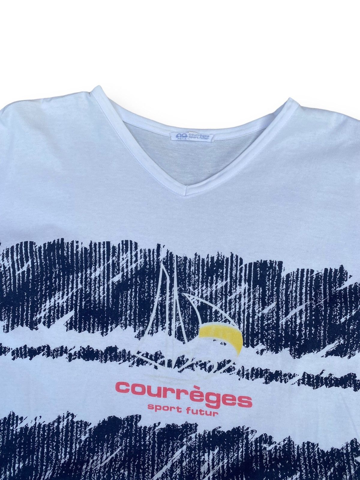 Courreges × Vintage Vintage Courreges Sport Futur Shirt. #C4 Size US L / EU 52-54 / 3 - 2 Thumbnail