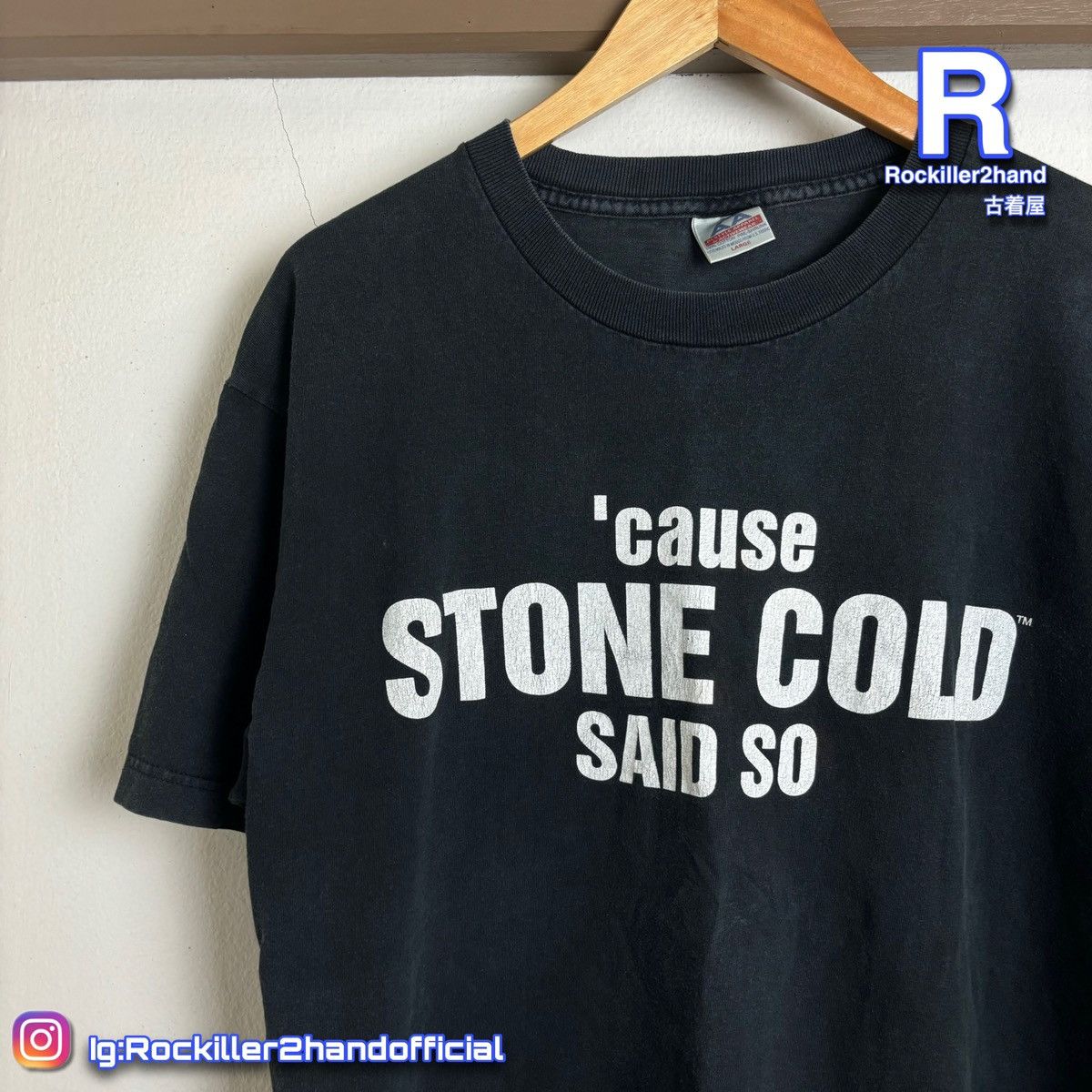 Vintage × WWE Vintage 1998 Stone cold T-Shirt Size US XL / EU 56 / 4 - 4 Thumbnail