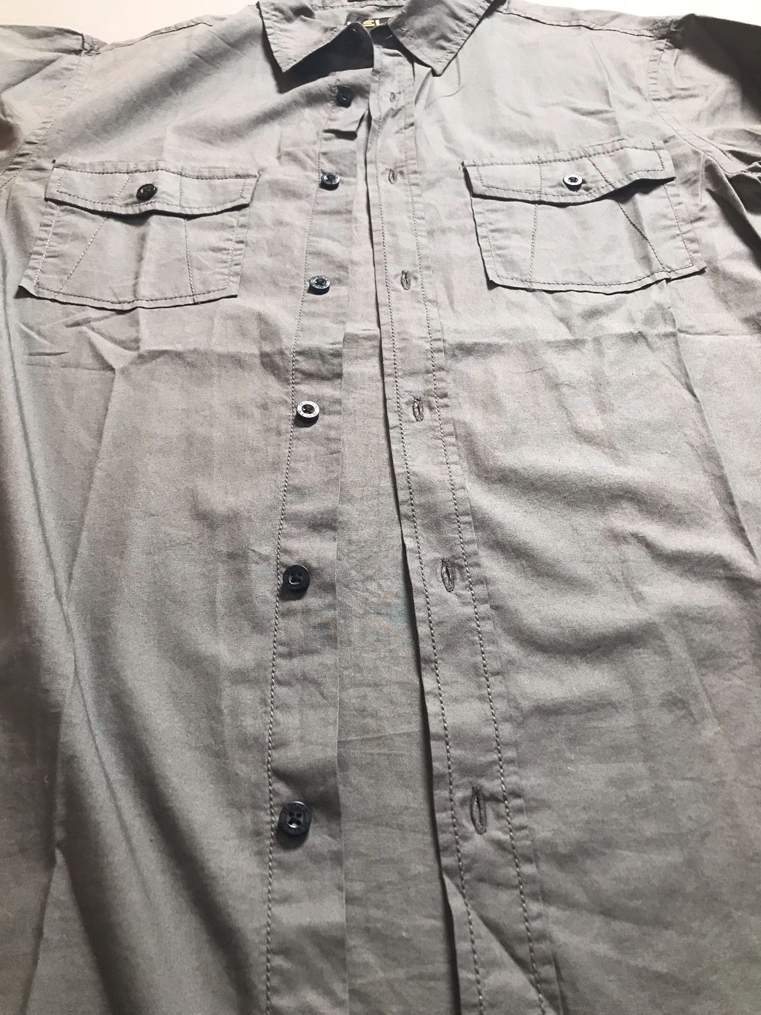 Helix Helix Grey Button-Down Longsleeve Size US S / EU 44-46 / 1 - 5 Thumbnail