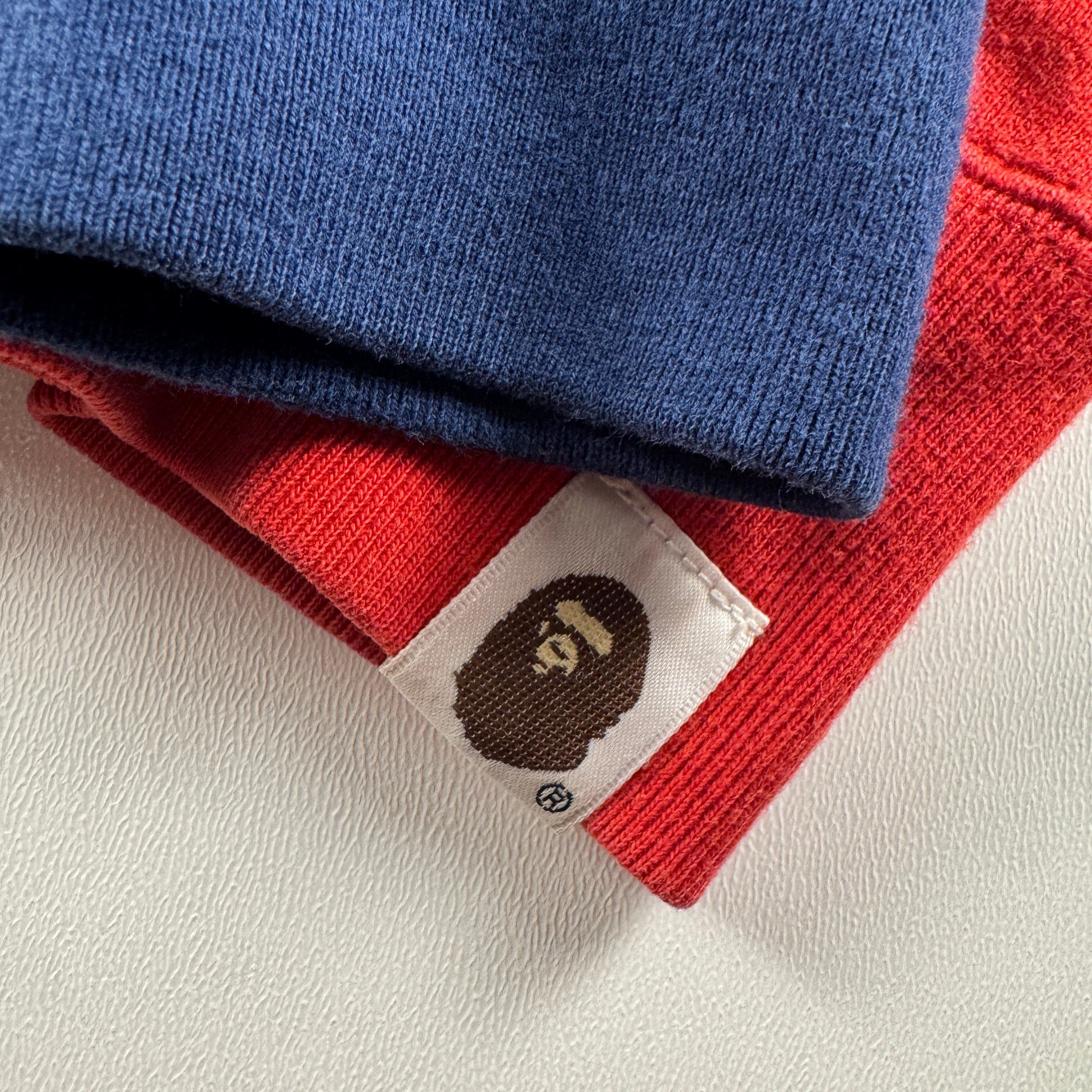 Bape BAPE Baby Milo “BM” Color Block Zip Hoodie (S) Size US S / EU 44-46 / 1 - 2 Thumbnail